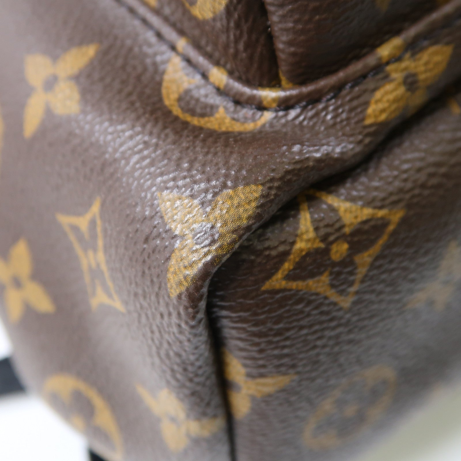 LOUIS VUITTON LV GHW Palm Springs Backpack M44874 Monogram Brown/Black