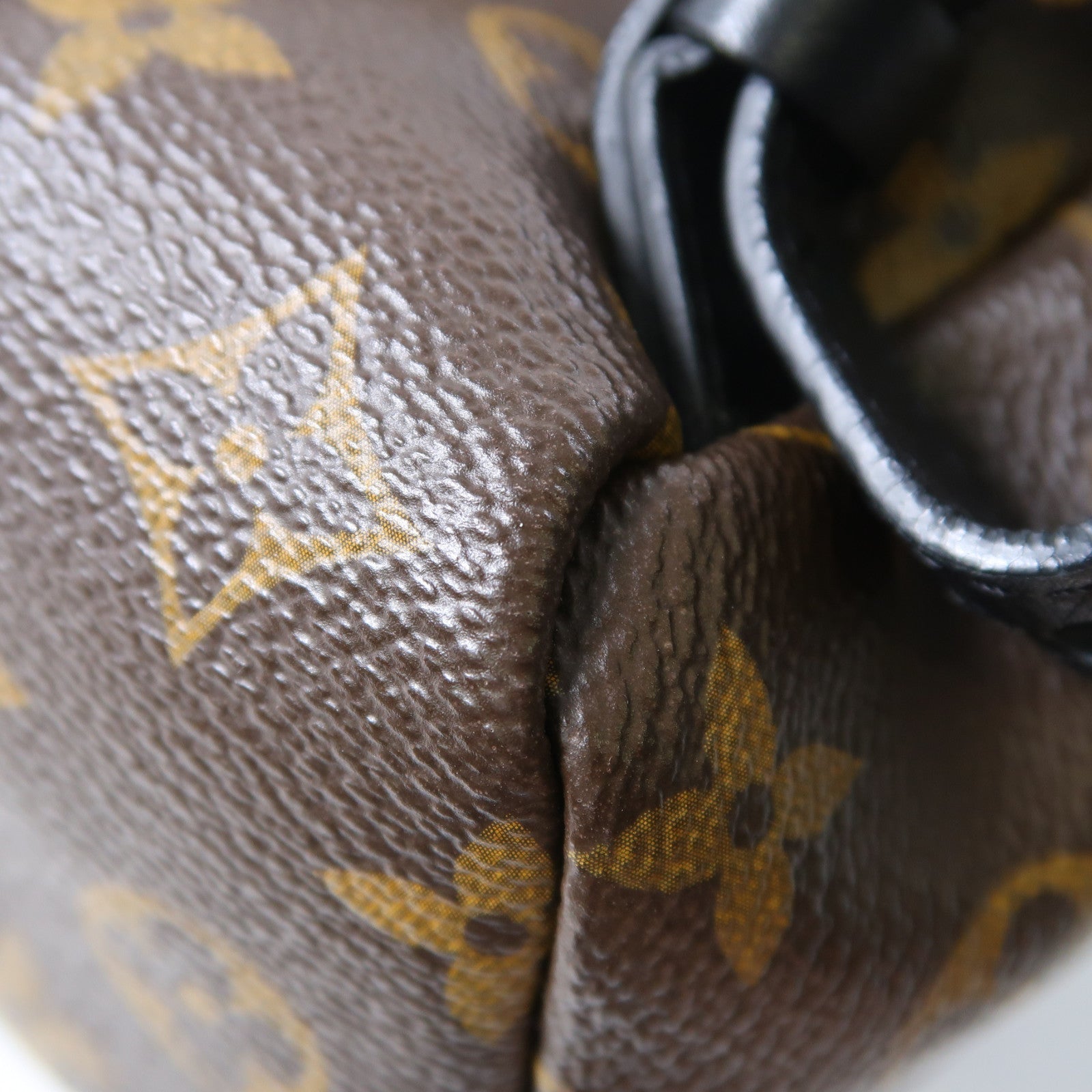 LOUIS VUITTON LV GHW Palm Springs Backpack M44874 Monogram Brown/Black