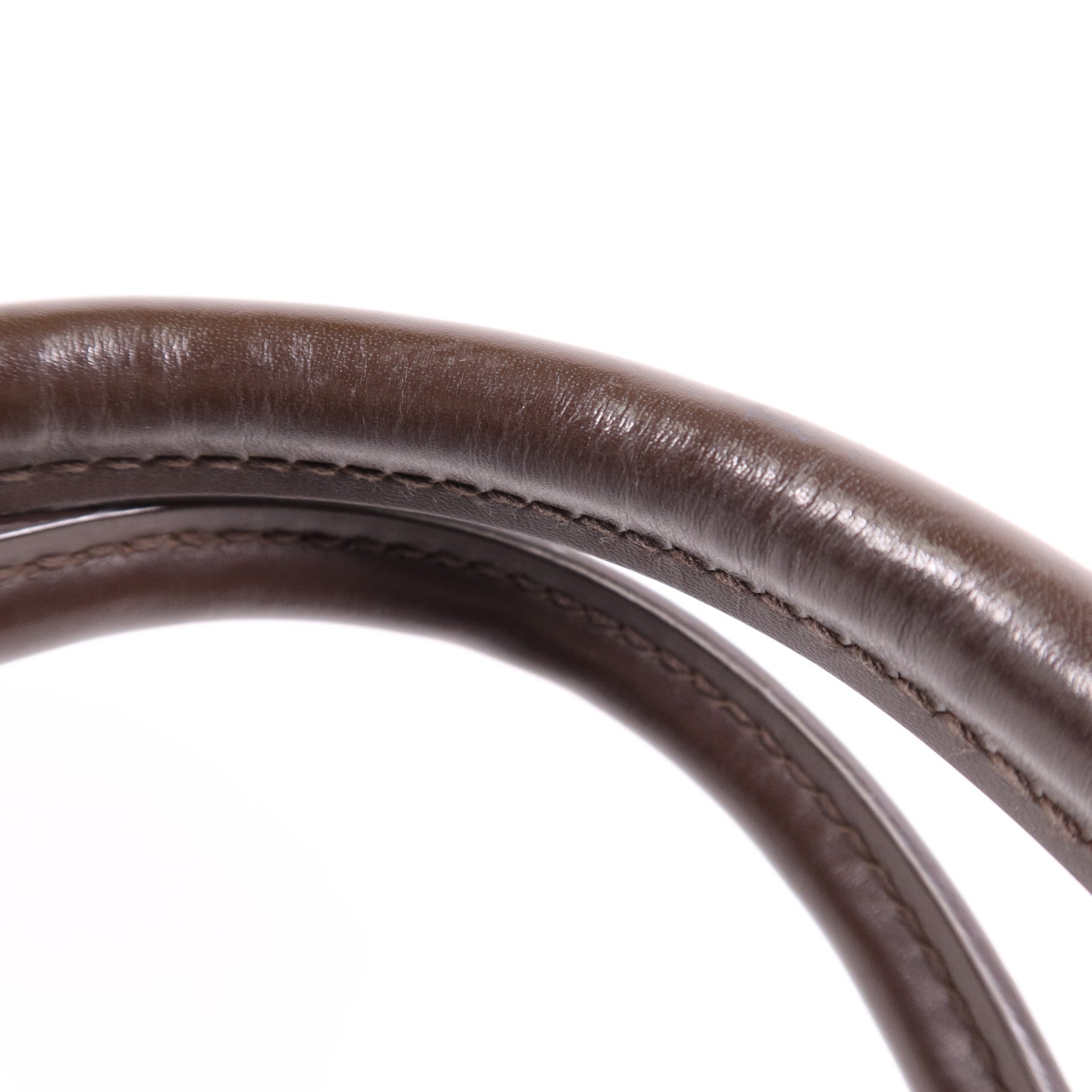 LOUIS VUITTON Damier Trevi GM金扣手挽肩背兩用袋棕色