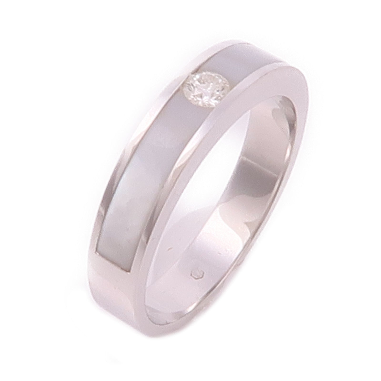 JEWELRY (PRICE DOWN) Diamond Ring US#7.75 18K White Gold