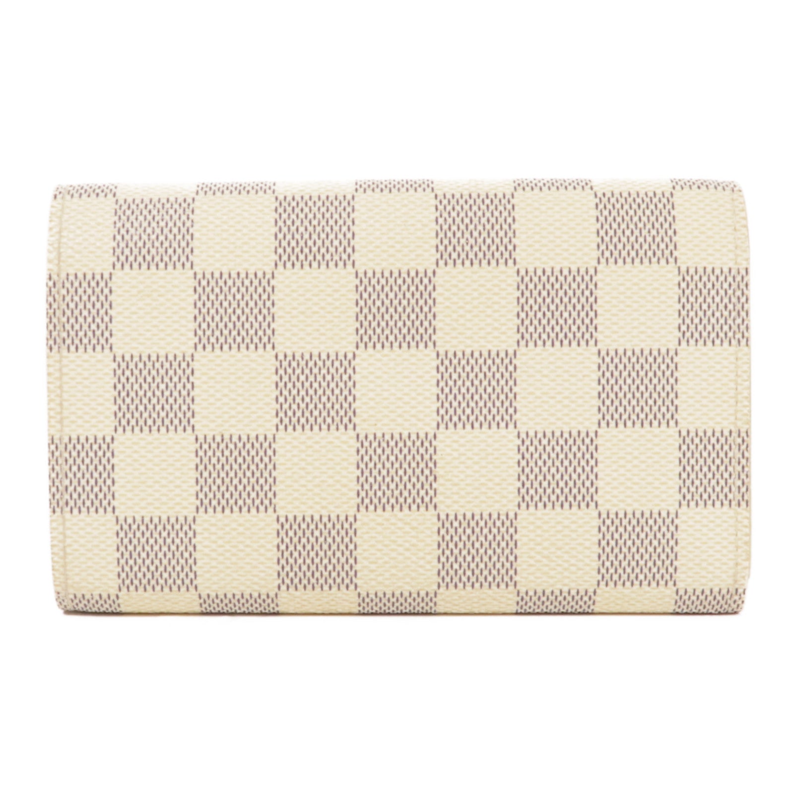 LOUIS VUITTON Damier Azur Portefeuille Tresor金扣錢包