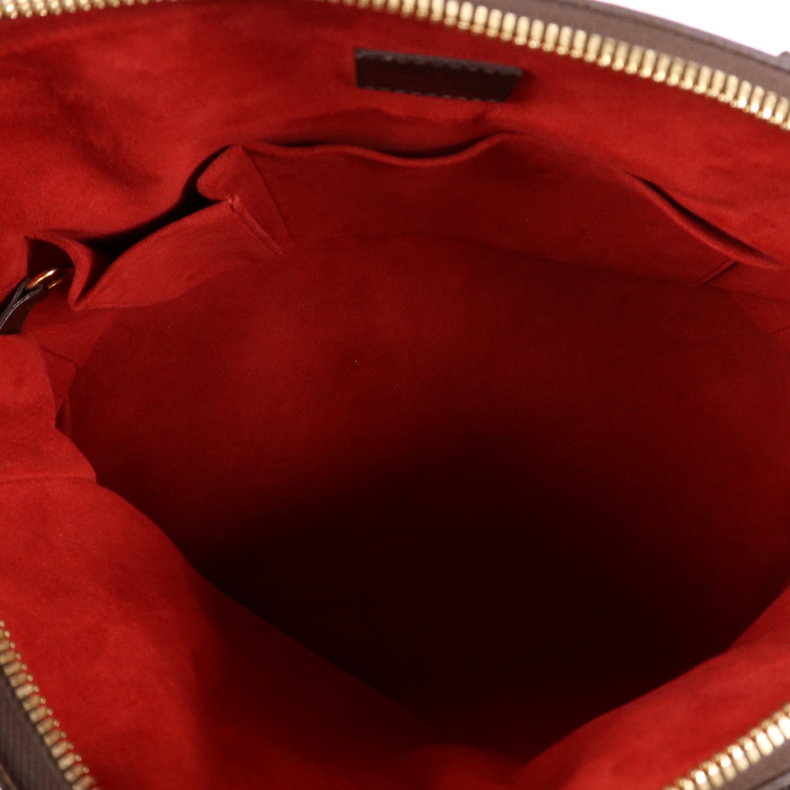 LOUIS VUITTON Damier Trevi GM金扣手挽肩背兩用袋棕色