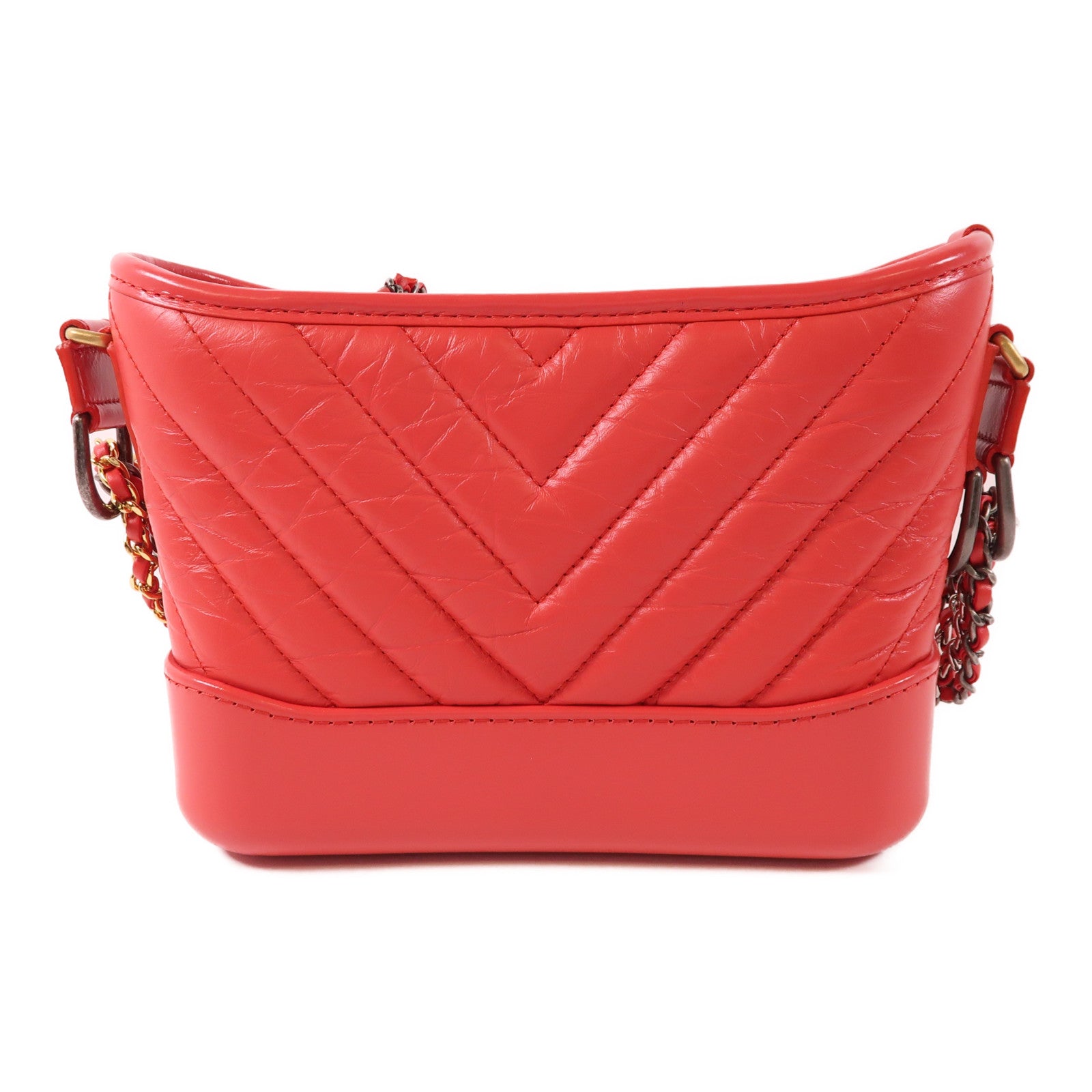 CHANEL 牛皮皮革Gabrielle Small鏈帶肩背袋