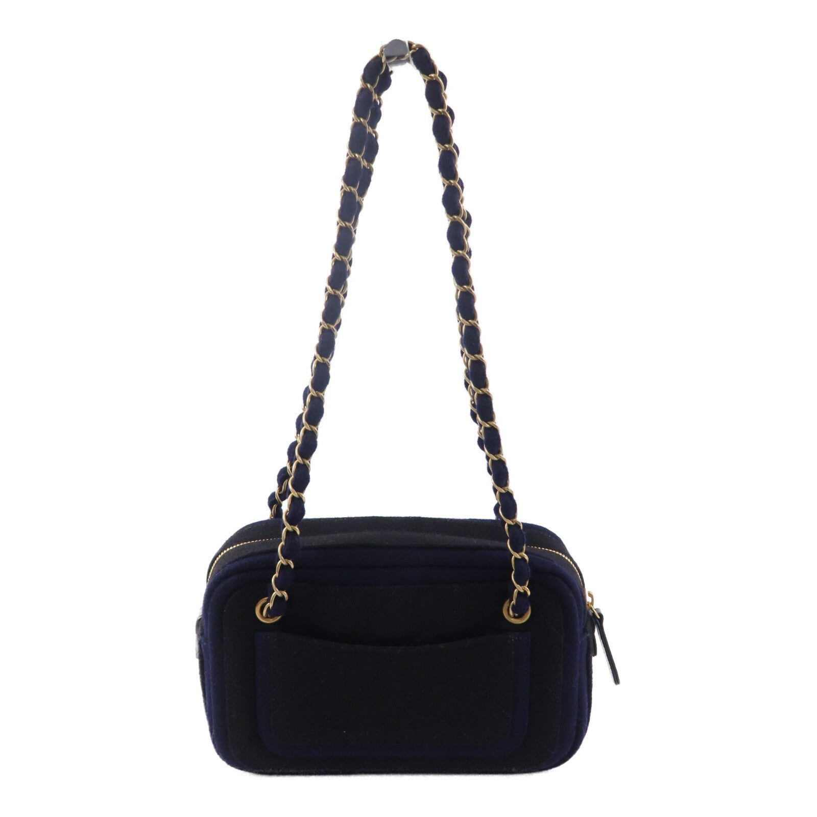 CHANEL 羊毛Camera Bag鏈帶肩背袋