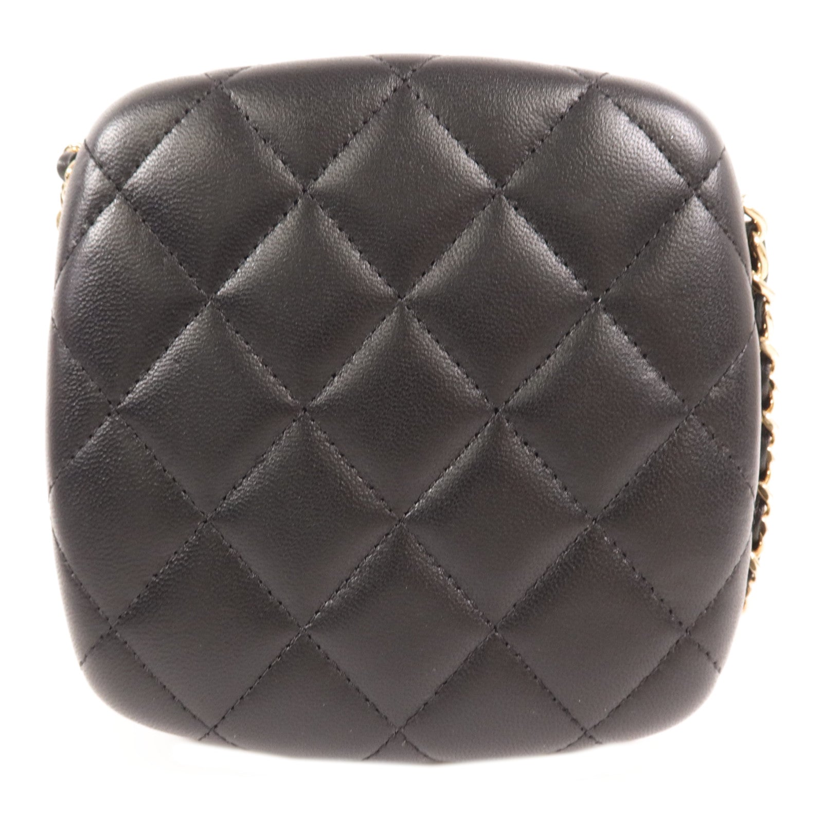 CHANEL 【激減優惠】羊皮皮革Chain Shoulder金扣鏈帶肩背袋
