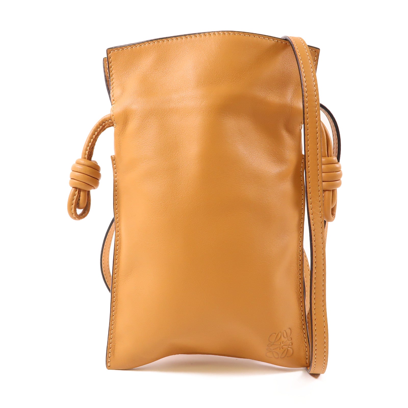 LOEWE 牛皮皮革Flamenco Pocket肩背袋