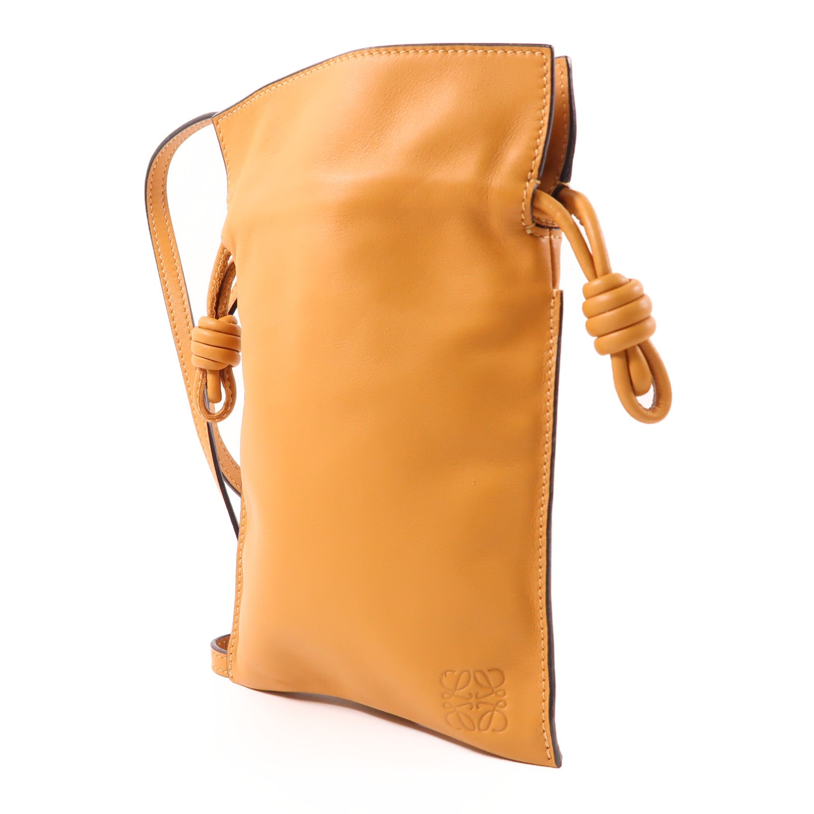 LOEWE 牛皮皮革Flamenco Pocket肩背袋