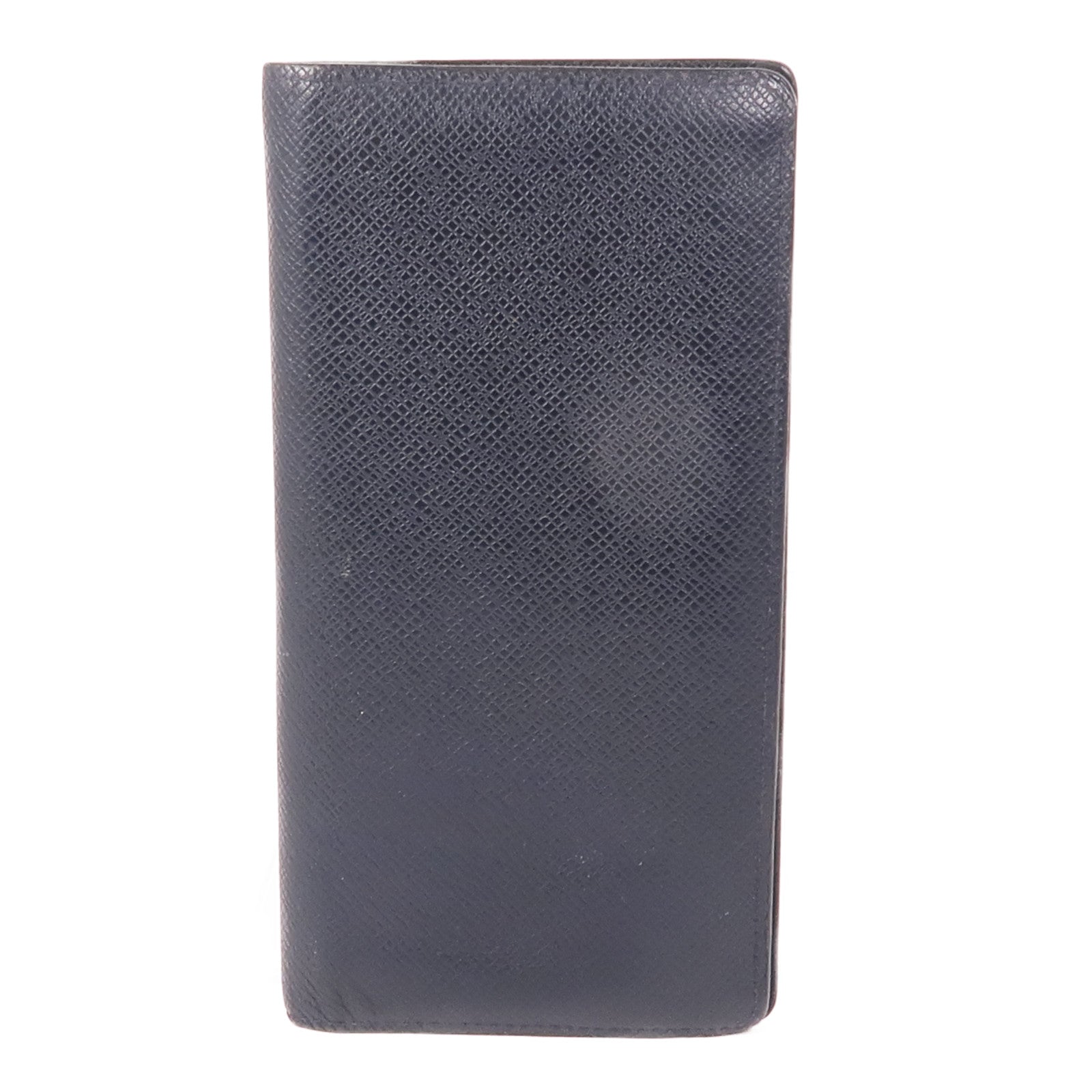 LOUIS VUITTON Taiga Brazza Wallet銀扣長錢包