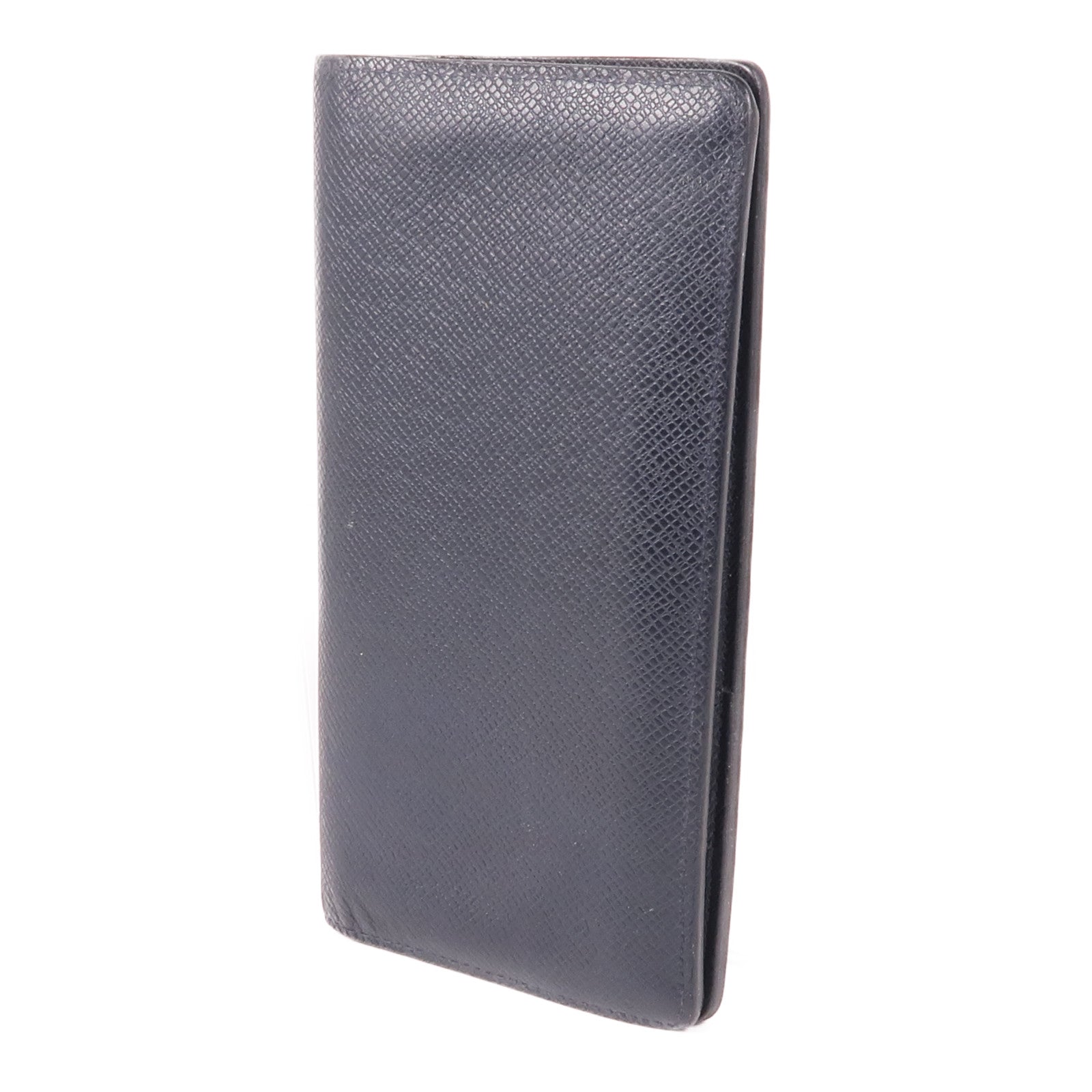 LOUIS VUITTON Taiga Brazza Wallet銀扣長錢包