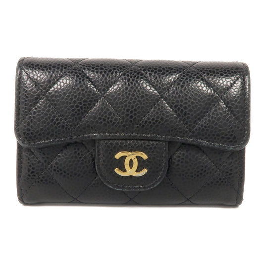 CHANEL 牛皮皮革Card Case金扣卡片套