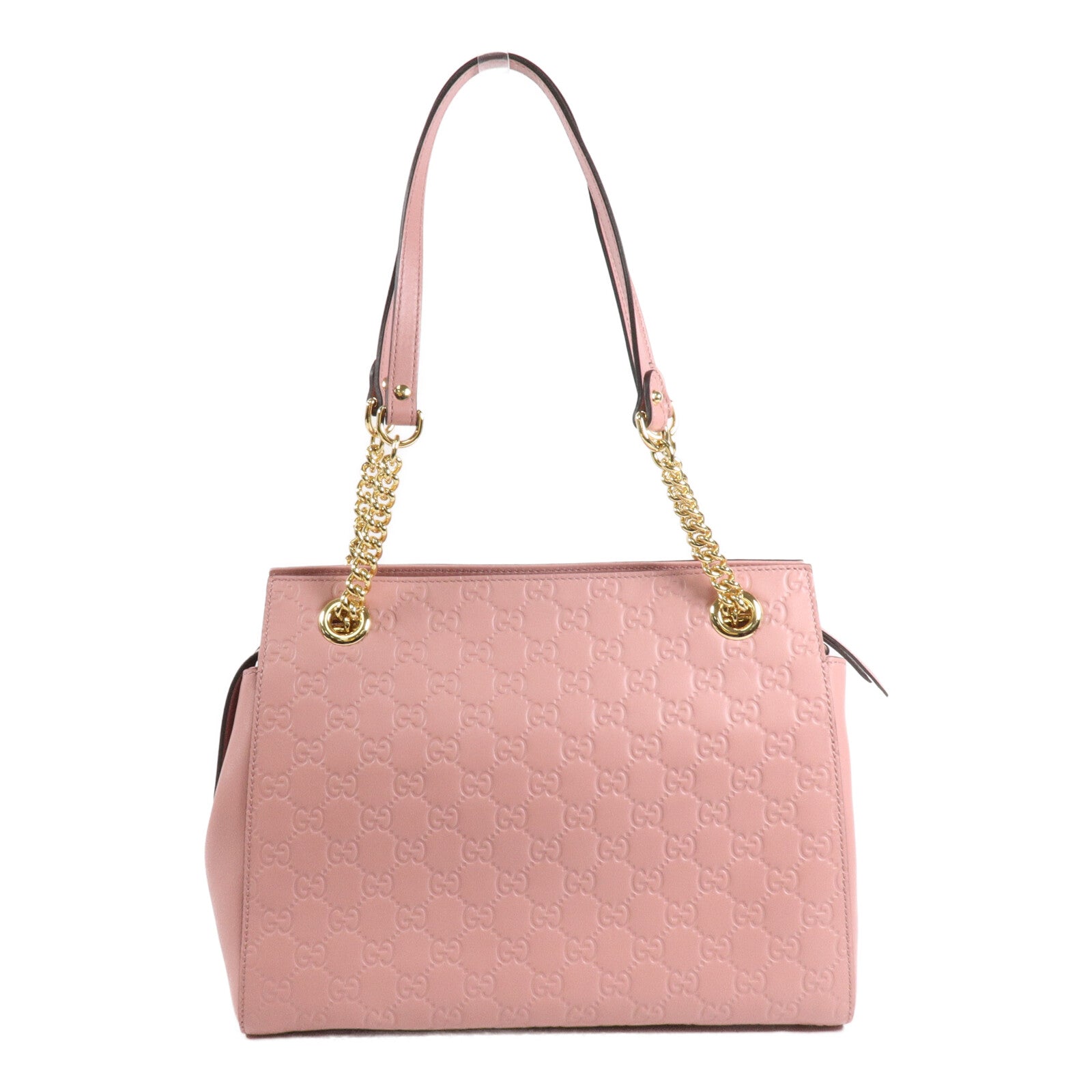 GUCCI 牛皮皮革Guccissima Chain Tote鏈帶肩背袋/手挽袋