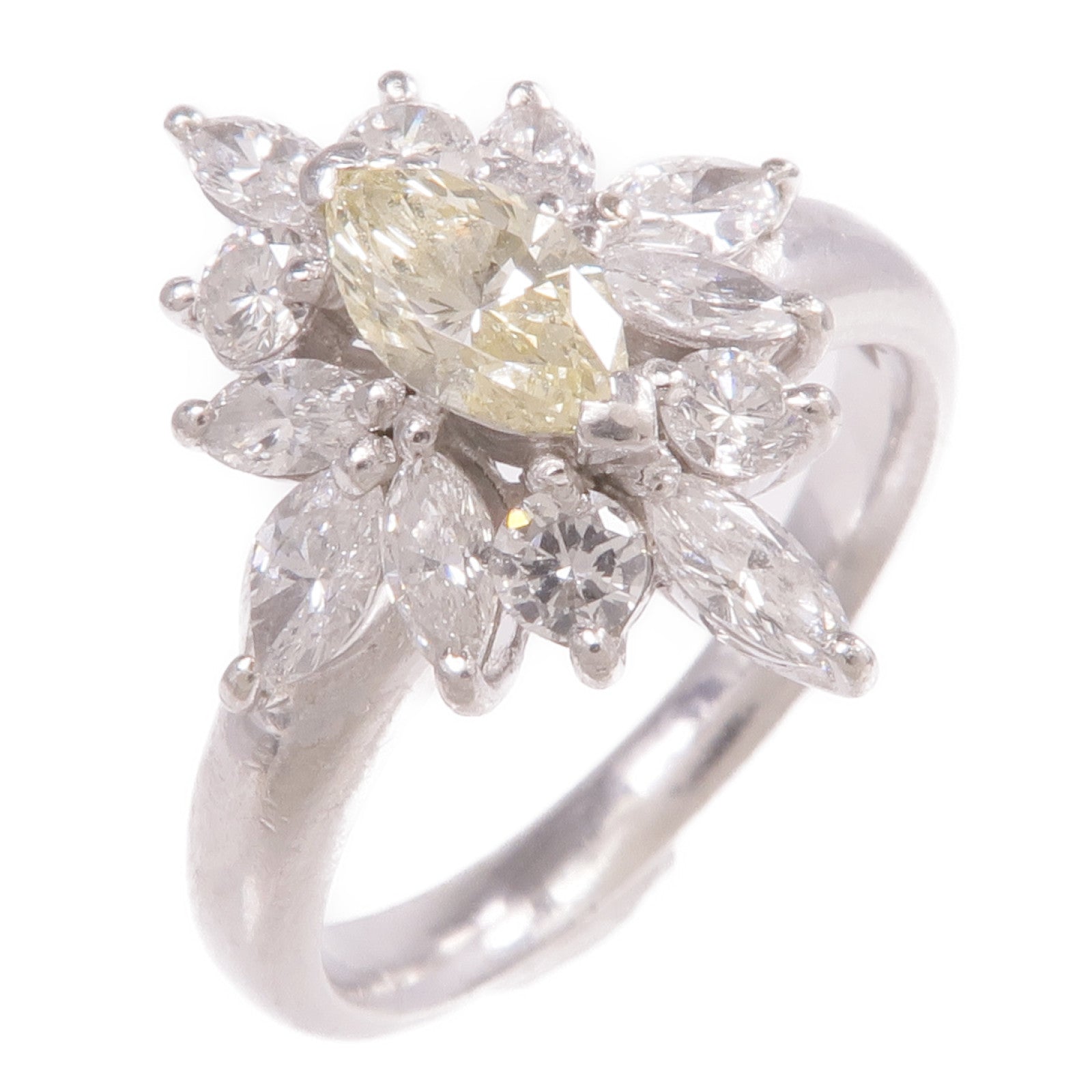 JEWELRY 【激減優惠】PT900鉑金Diamond Ring鑽石戒指US#8.5