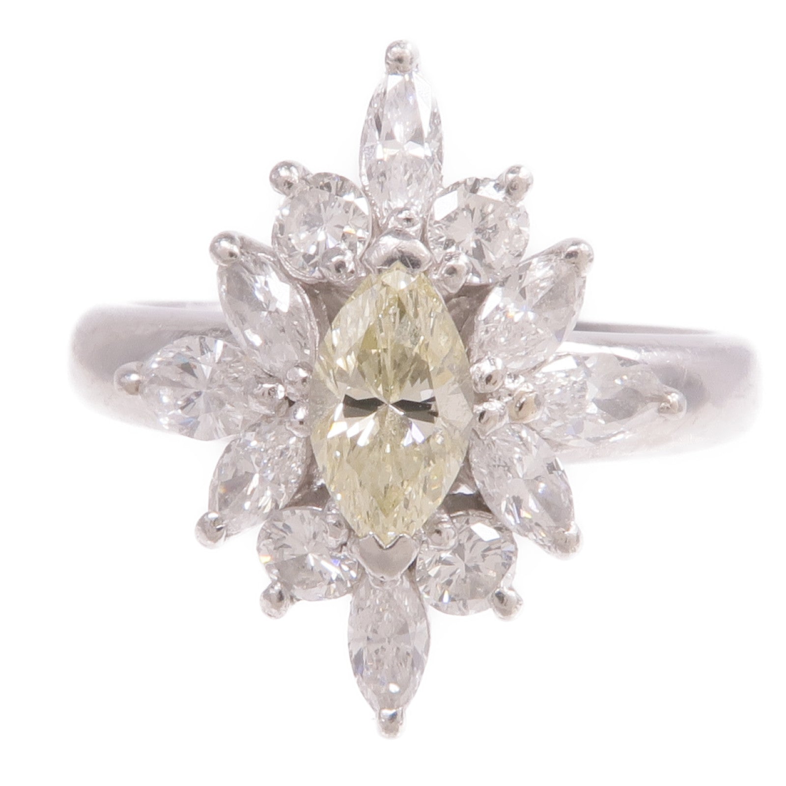 JEWELRY 【激減優惠】PT900鉑金Diamond Ring鑽石戒指US#8.5