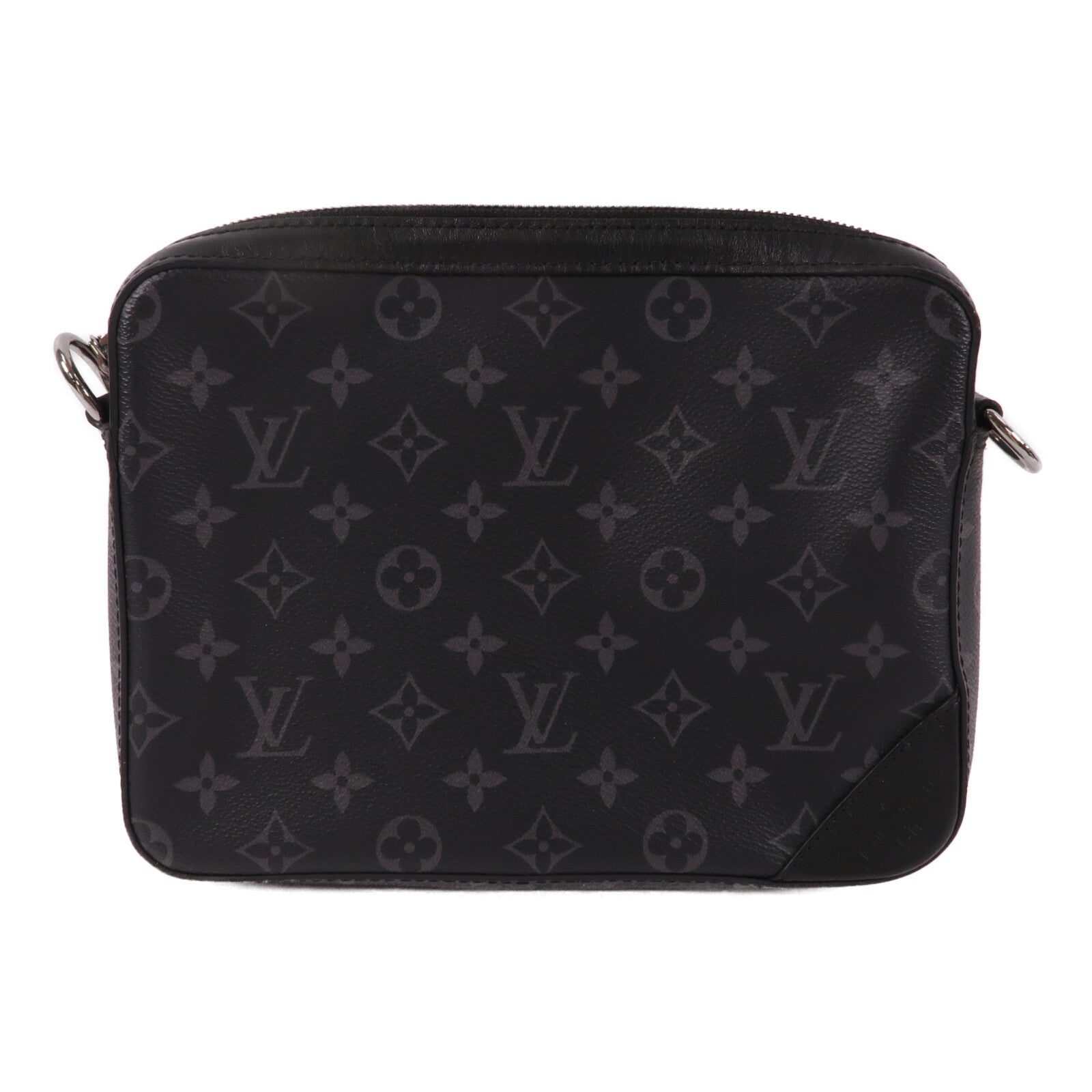 LOUIS VUITTON Monogram Eclipse Reverse Trio Messenger肩背袋