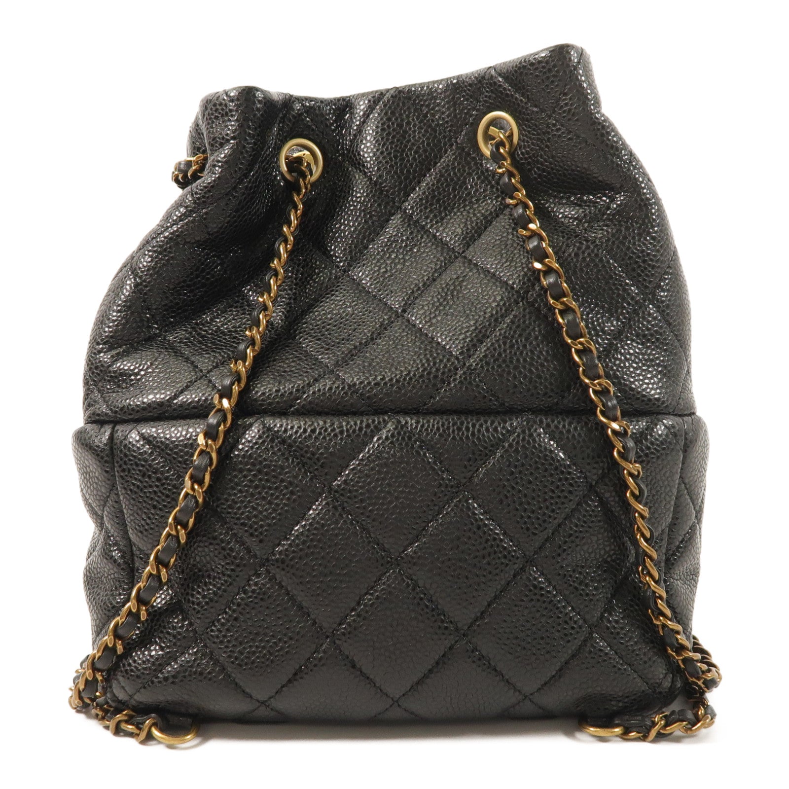 CHANEL 牛皮皮革Backpack背包