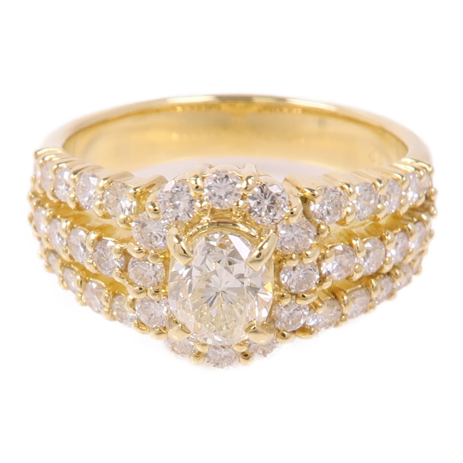 JEWELRY 【激減優惠】18K黃金Diamond Ring鑽石戒指US#6