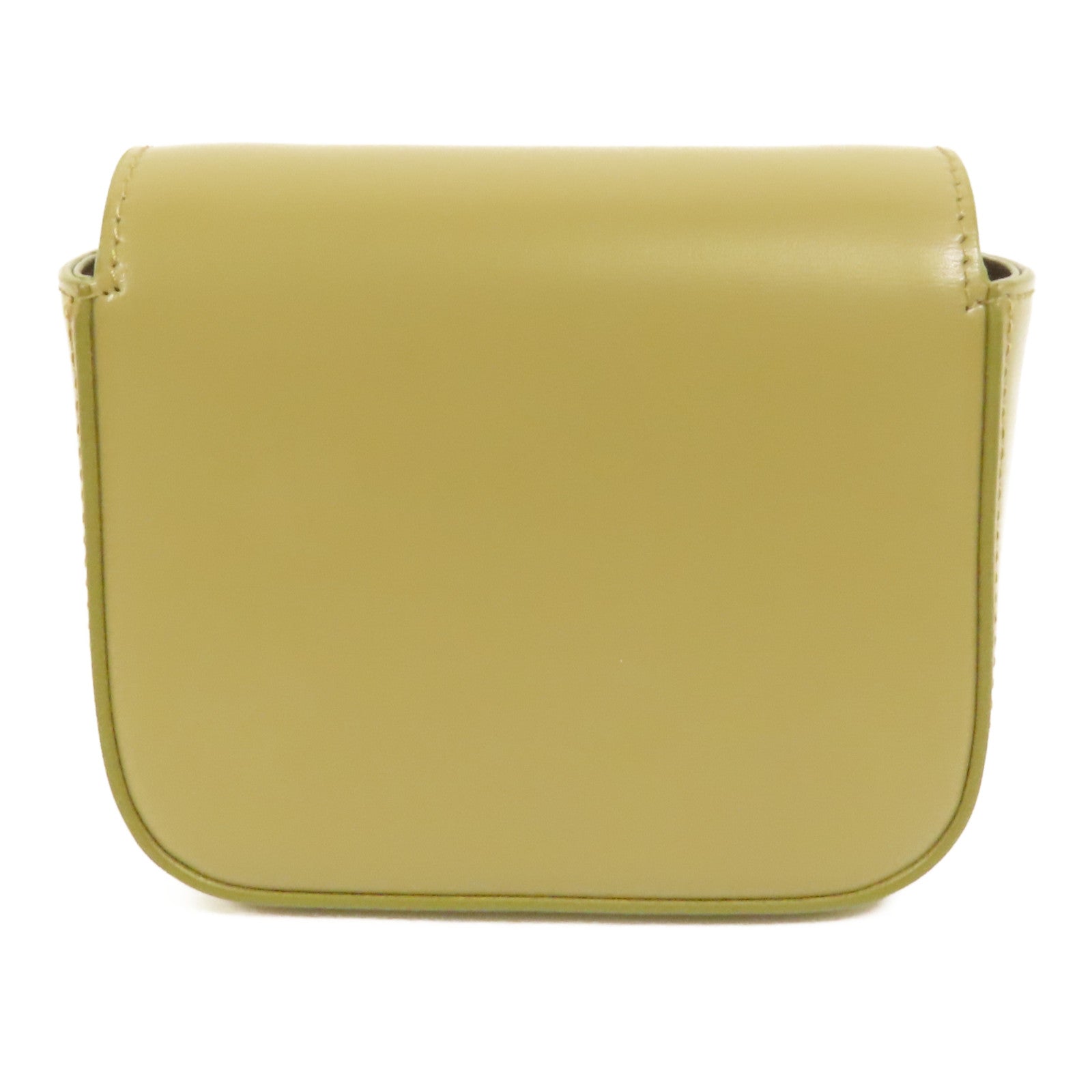 CELINE 牛皮皮革Mini Claude金扣肩背袋