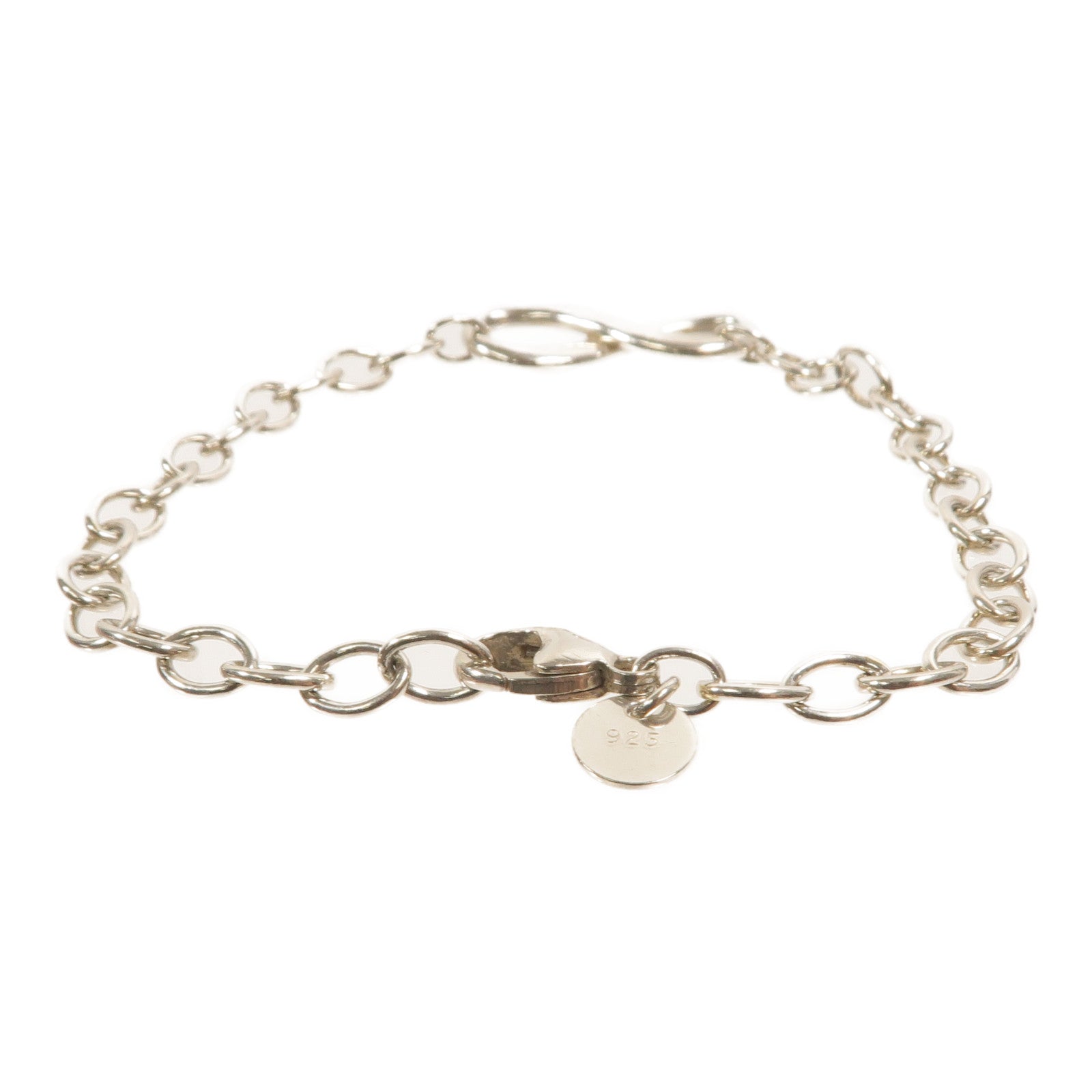 TIFFANY&CO 【激減優惠】925純銀Infinity Bracelet手鍊