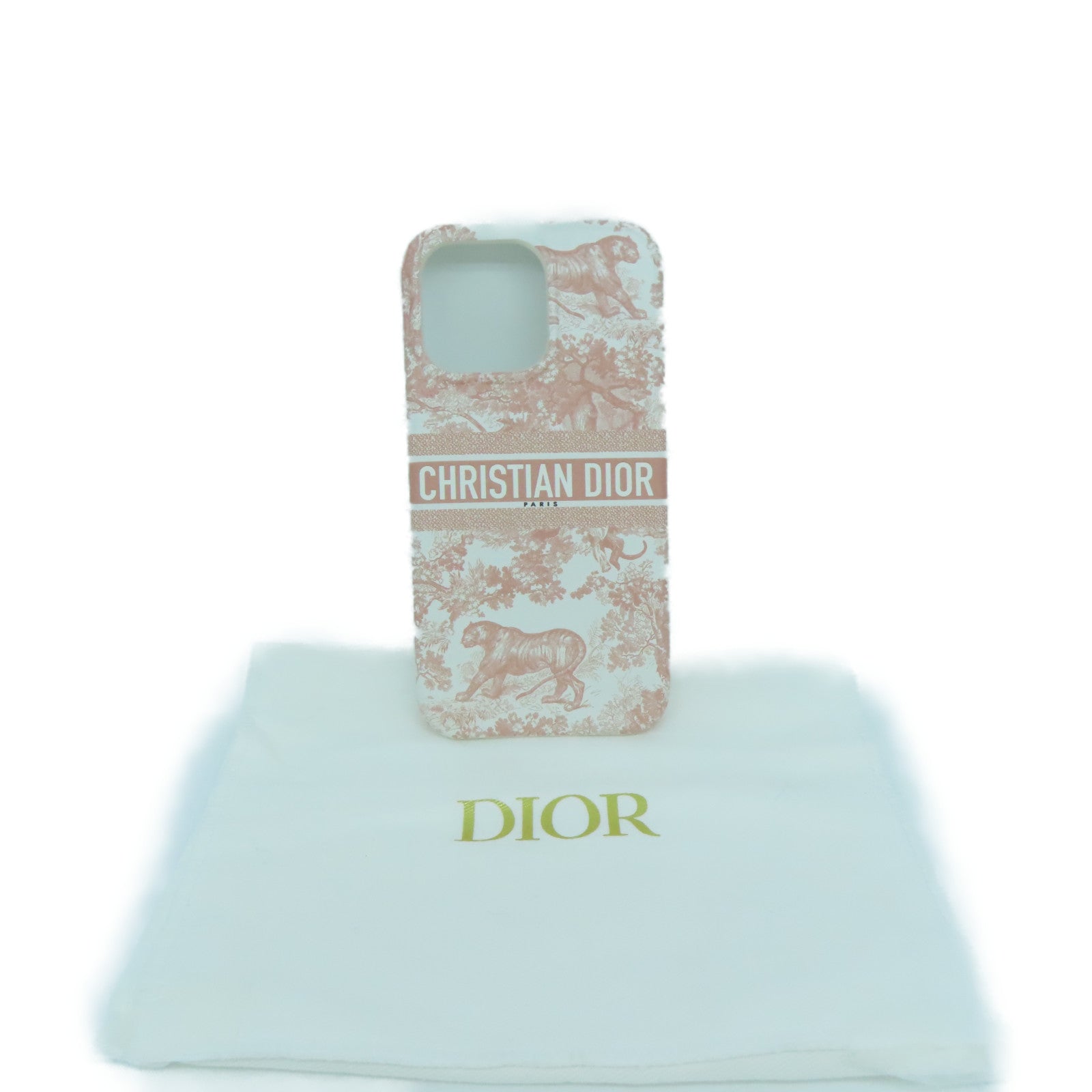 Dior 【激減優惠】塗層帆布iPhone  13 Pro Case手機殼粉紅色