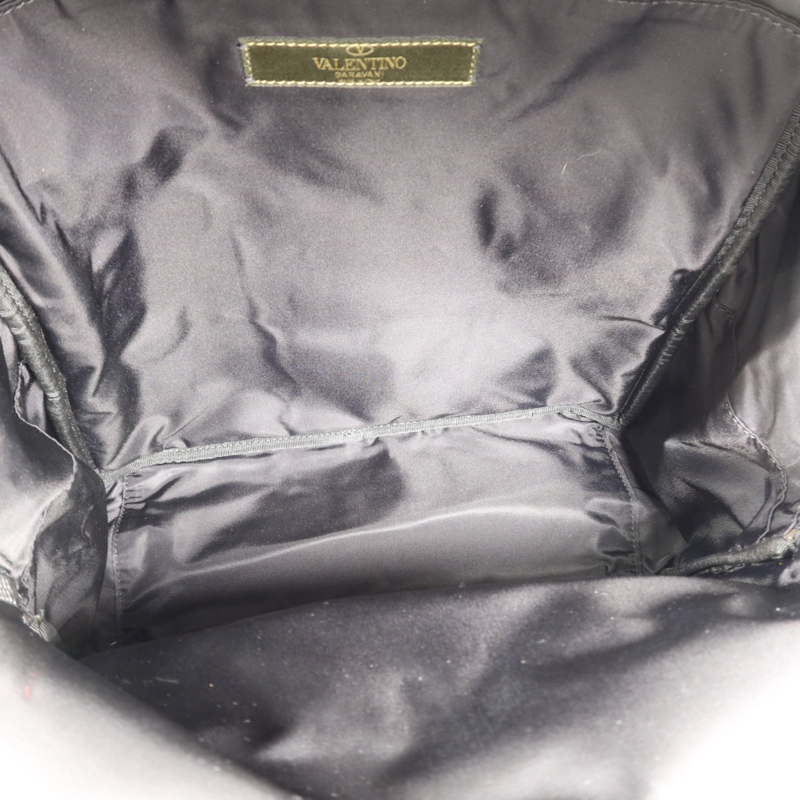 Valentino 尼龍Rucksack銀扣背包