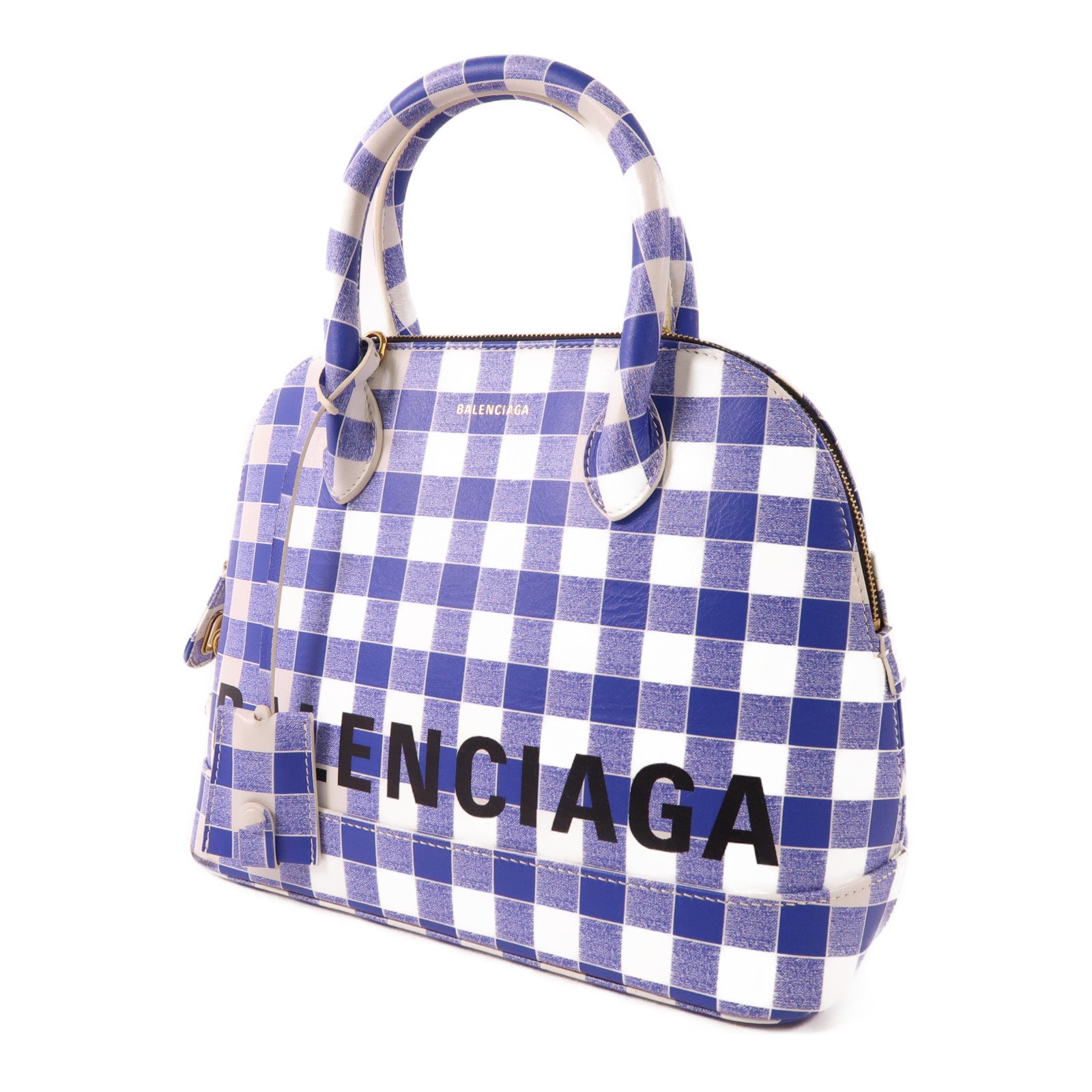 BALENCIAGA 牛皮皮革Ville Top Handle金扣手挽肩背兩用袋