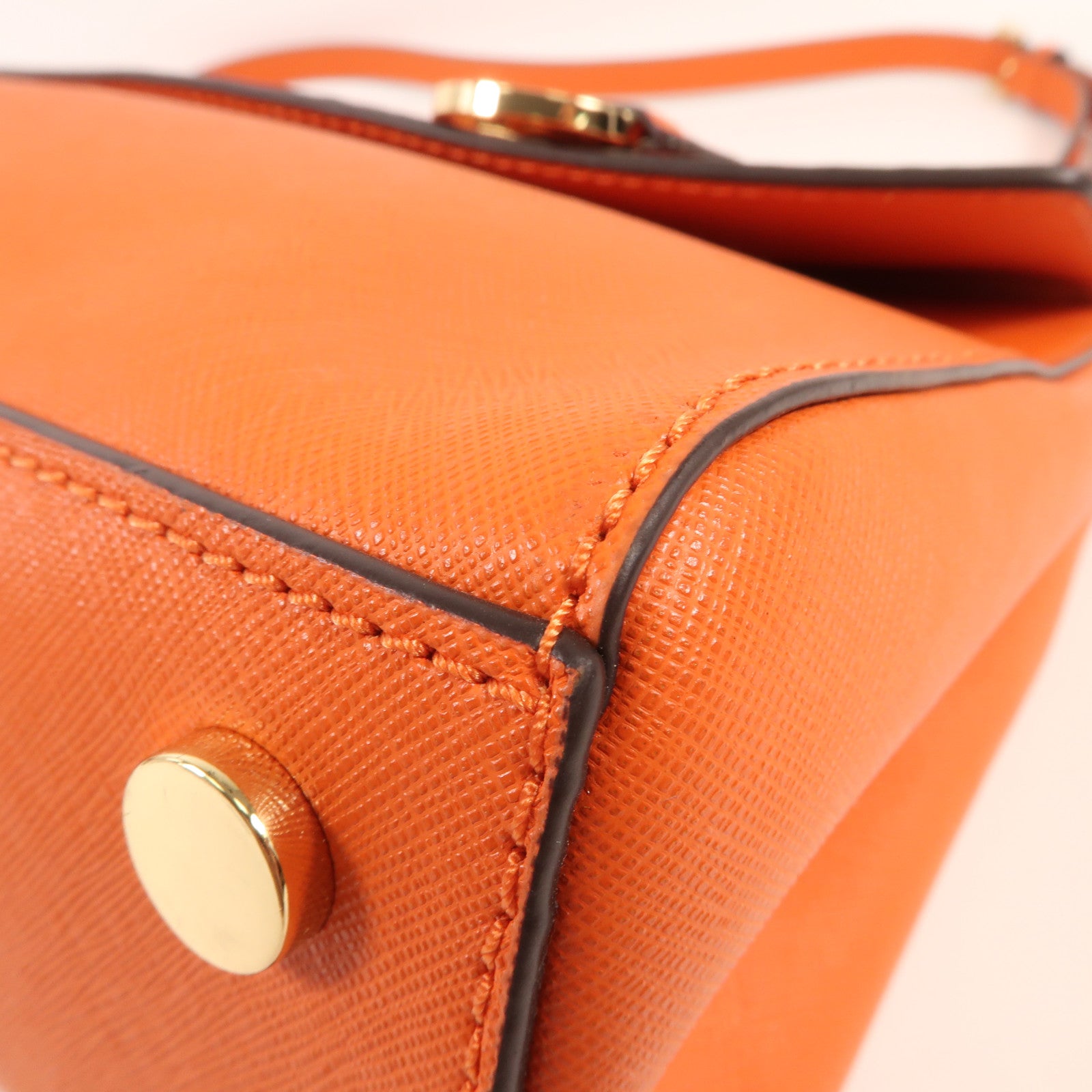 Michael Kors 牛皮皮革Shoulder Bag金扣手挽肩背兩用袋