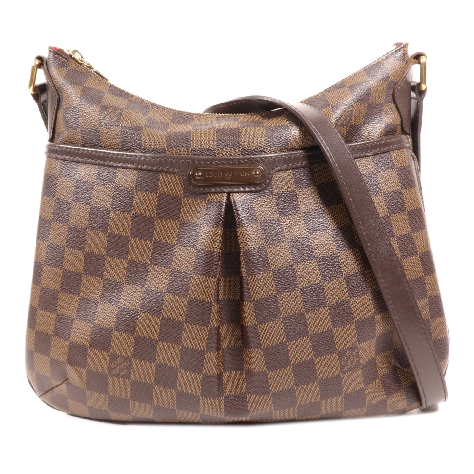LOUIS VUITTON Damier Bloomsbury PM金扣肩背袋