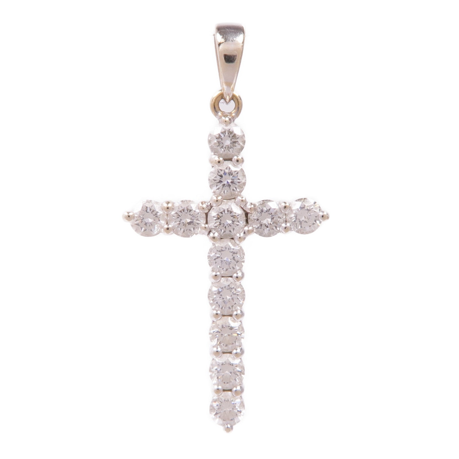 JEWELRY 18K白金Diamond Pendant Top鑽石吊墜