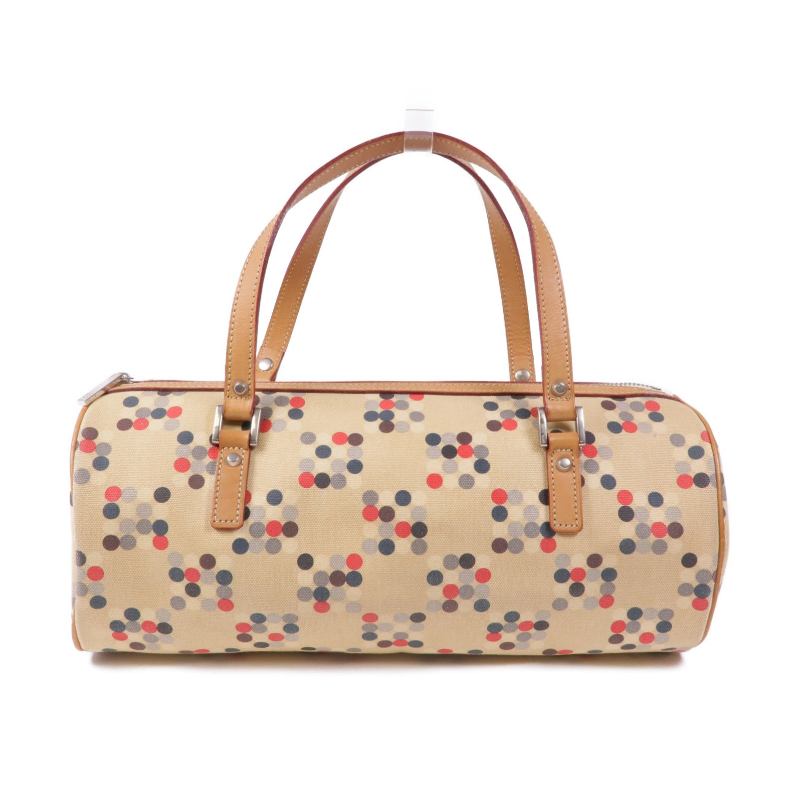 BURBERRY BLUE LABEL 帆布Handbag銀扣手挽袋