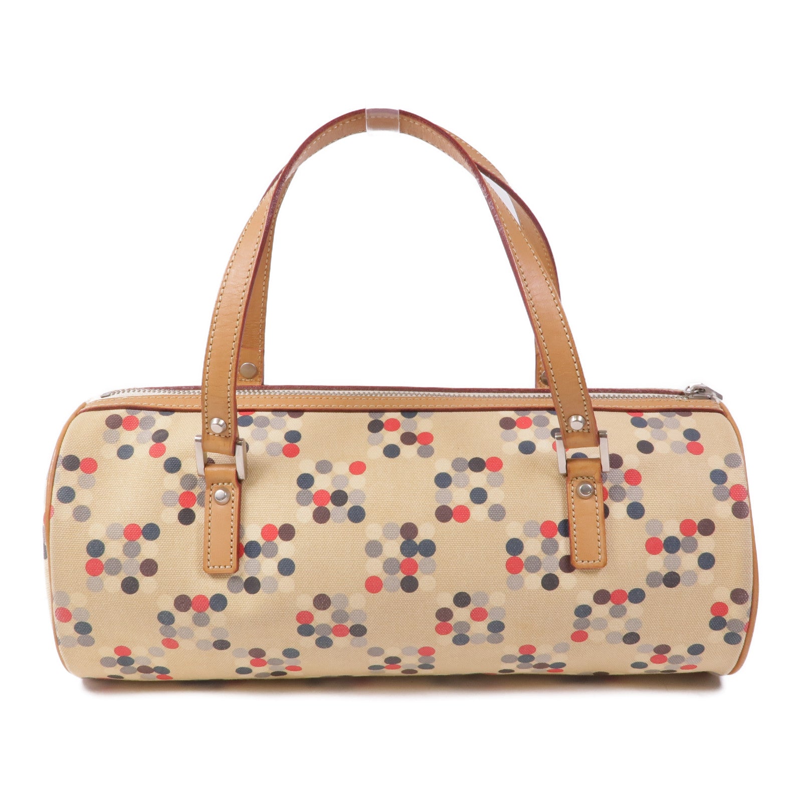 BURBERRY BLUE LABEL 帆布Handbag銀扣手挽袋