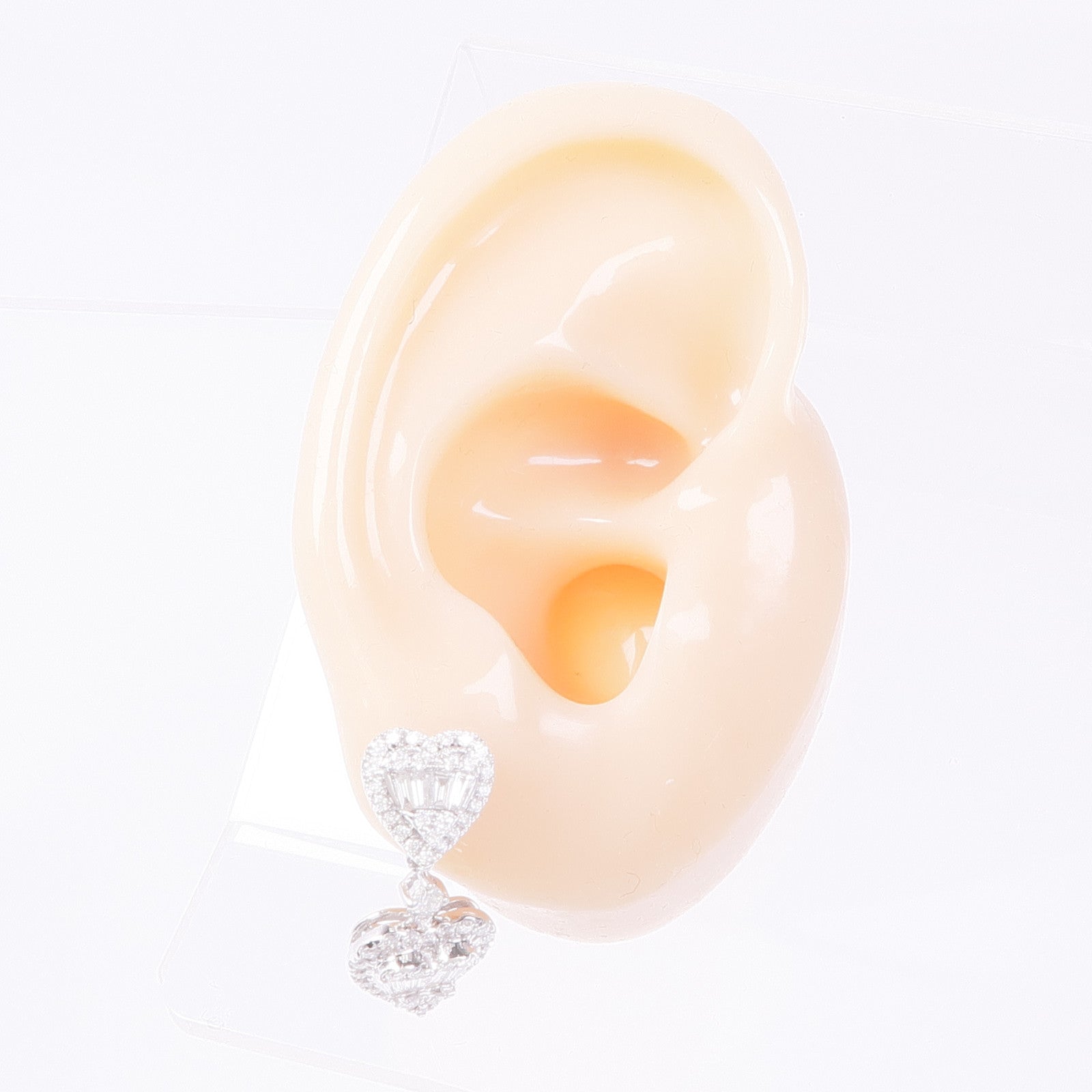 JEWELRY 18K白金Diamond Earrings鑽石耳環