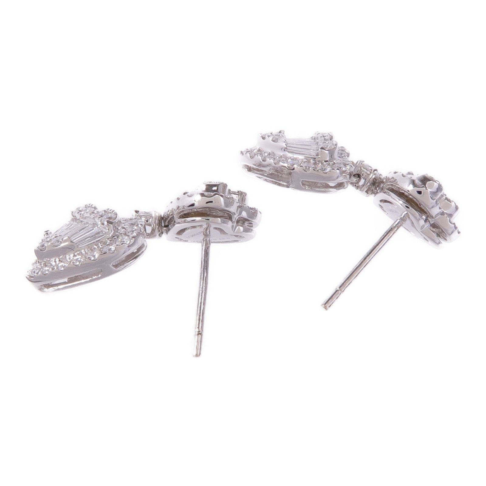 JEWELRY 18K白金Diamond Earrings鑽石耳環