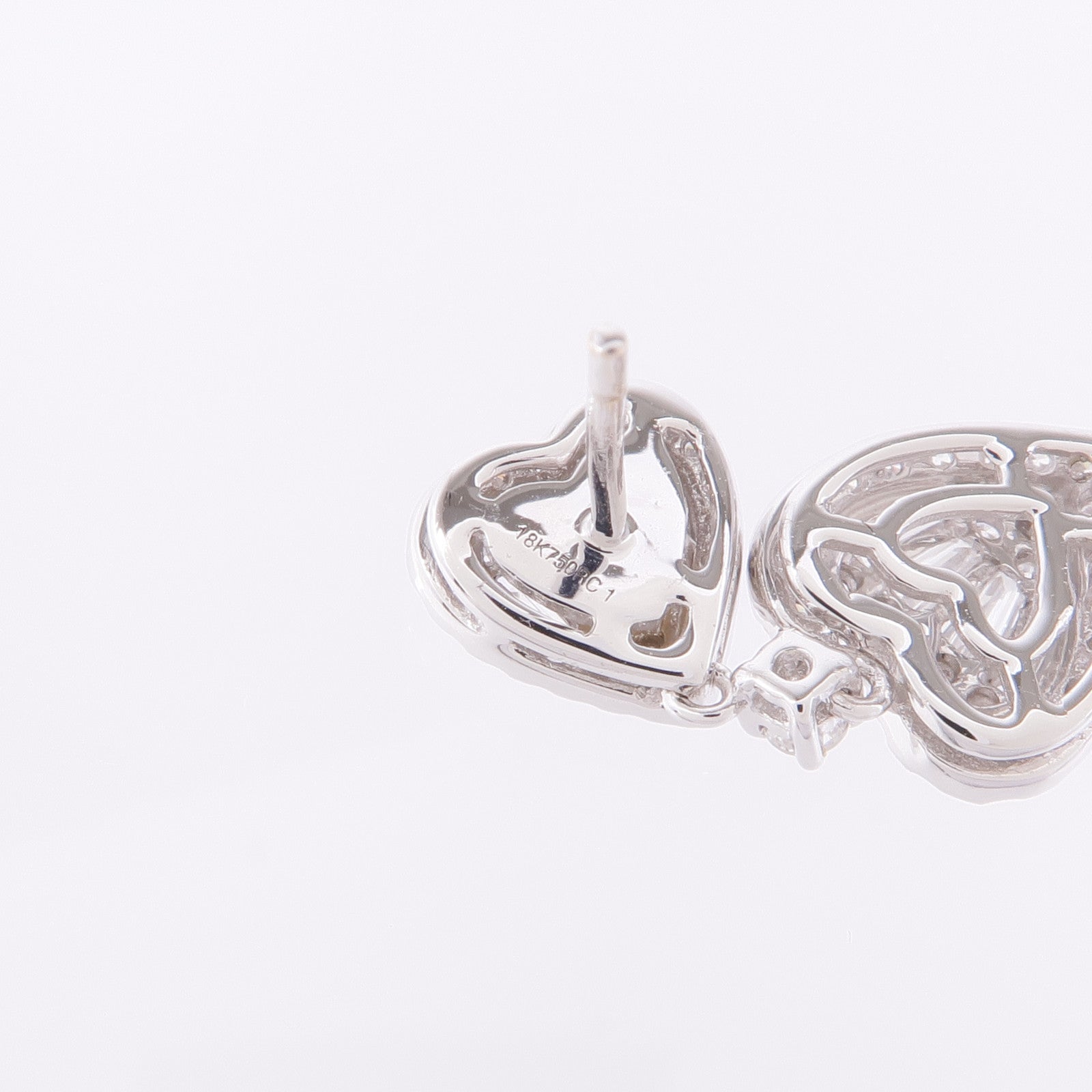 JEWELRY 18K白金Diamond Earrings鑽石耳環