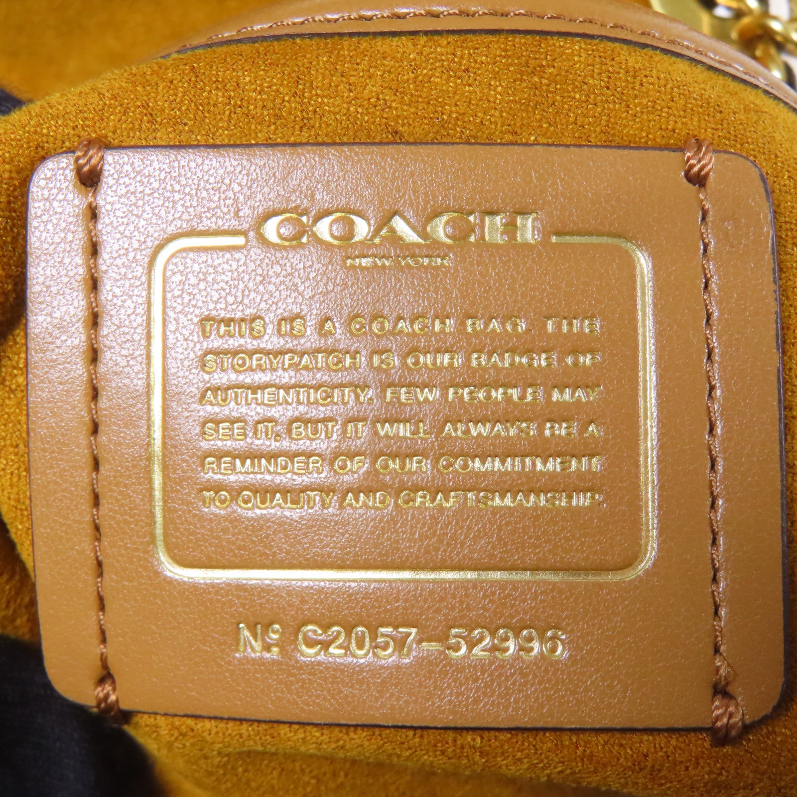 COACH 牛皮皮革Rucksack金扣鏈帶背包