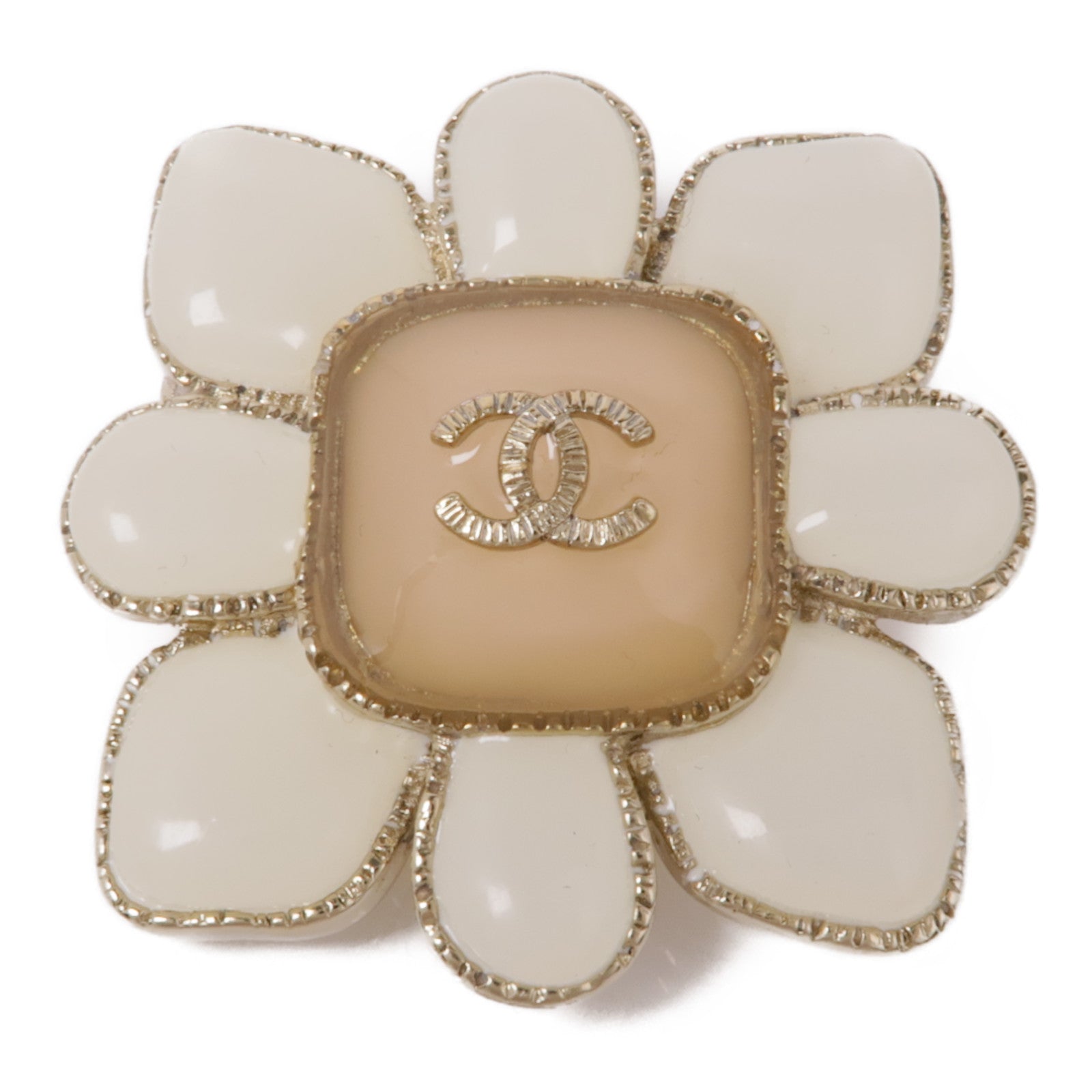 CHANEL 金屬/PVC Brooch胸針