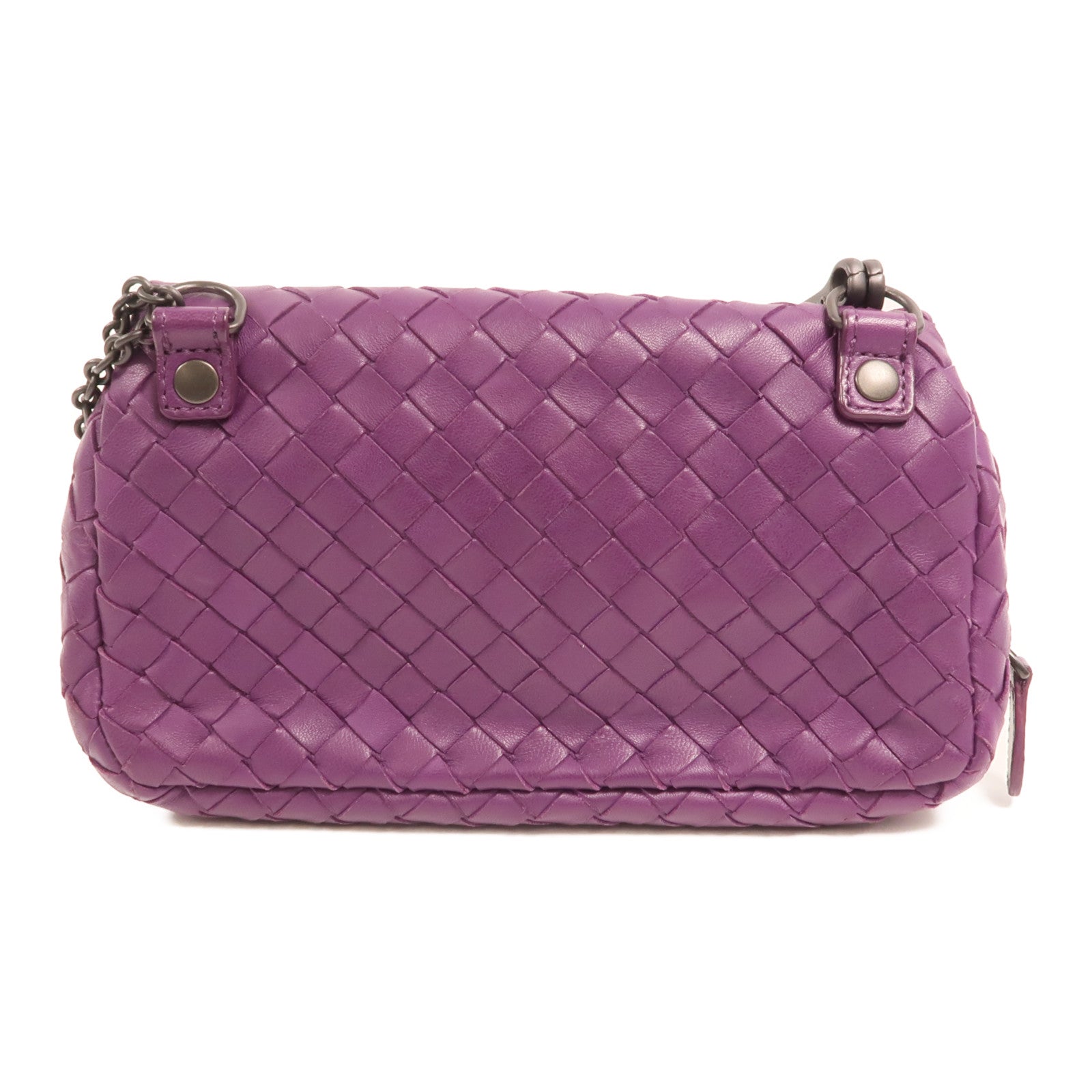 BOTTEGA VENETA 牛皮皮革Shoulder Bag鏈帶肩背袋