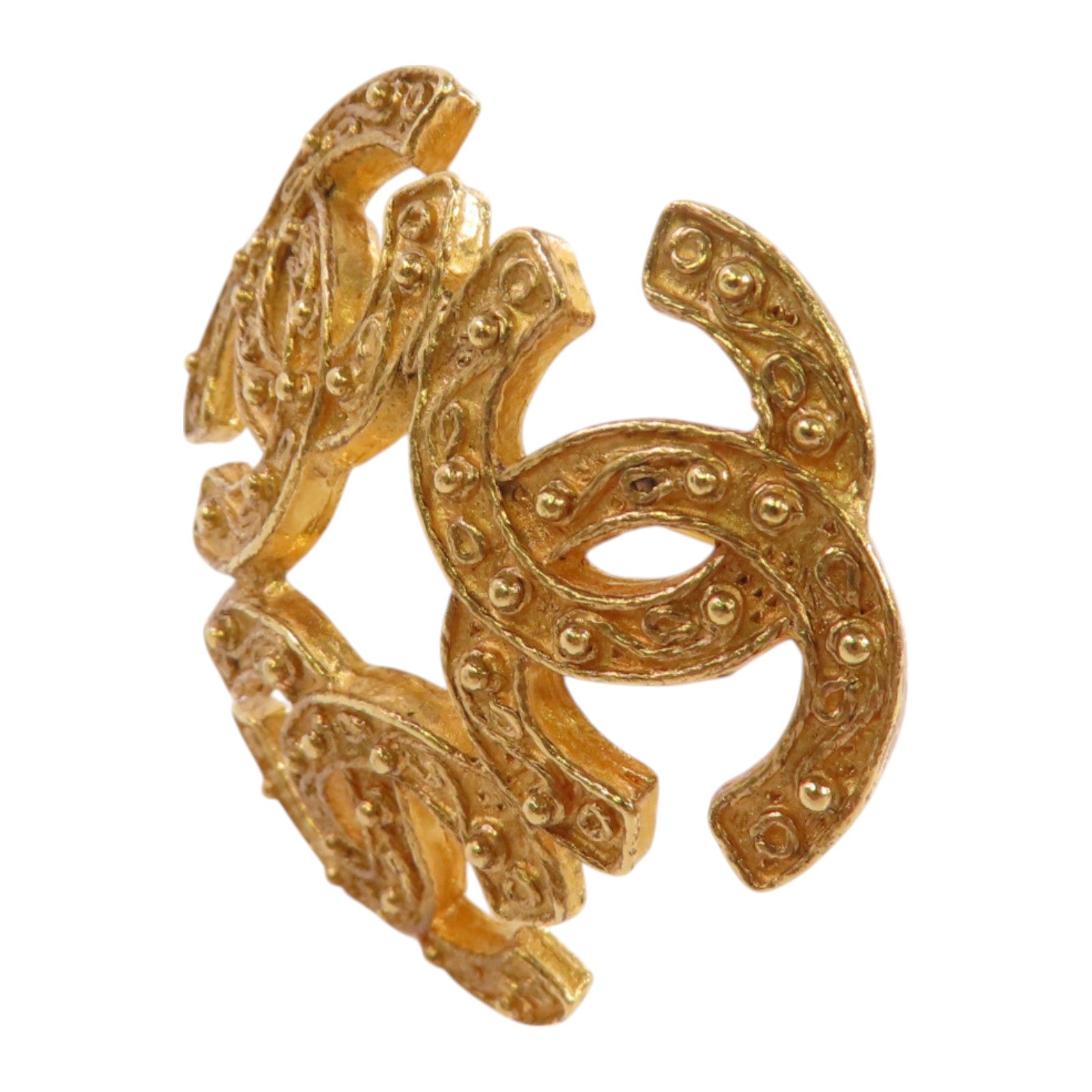 CHANEL 金屬CC Brooch金扣胸針