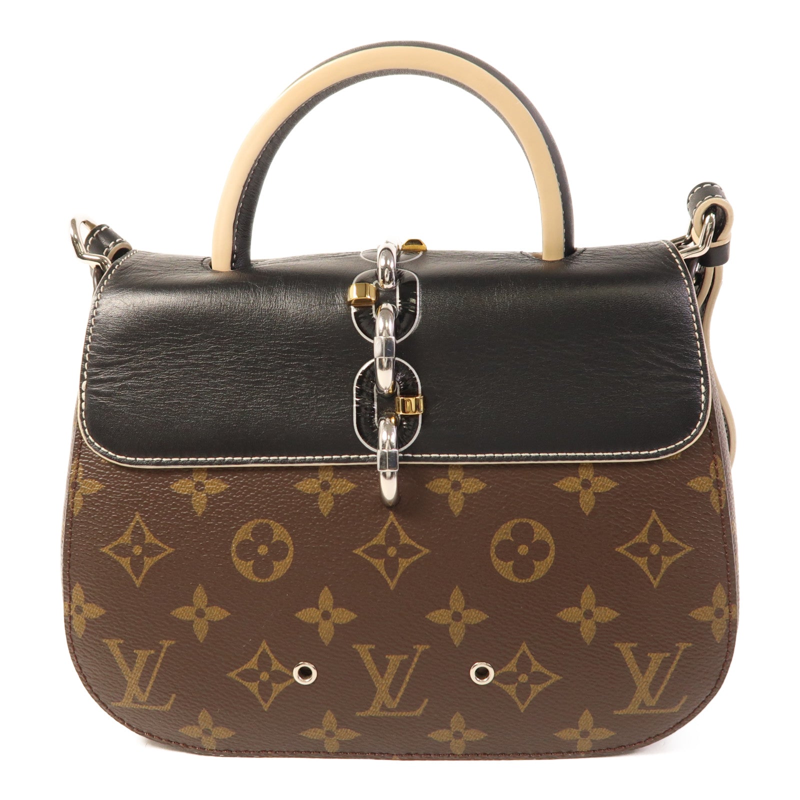 LOUIS VUITTON 【激減優惠】Monogram Chain It 銀扣手挽肩背兩用袋