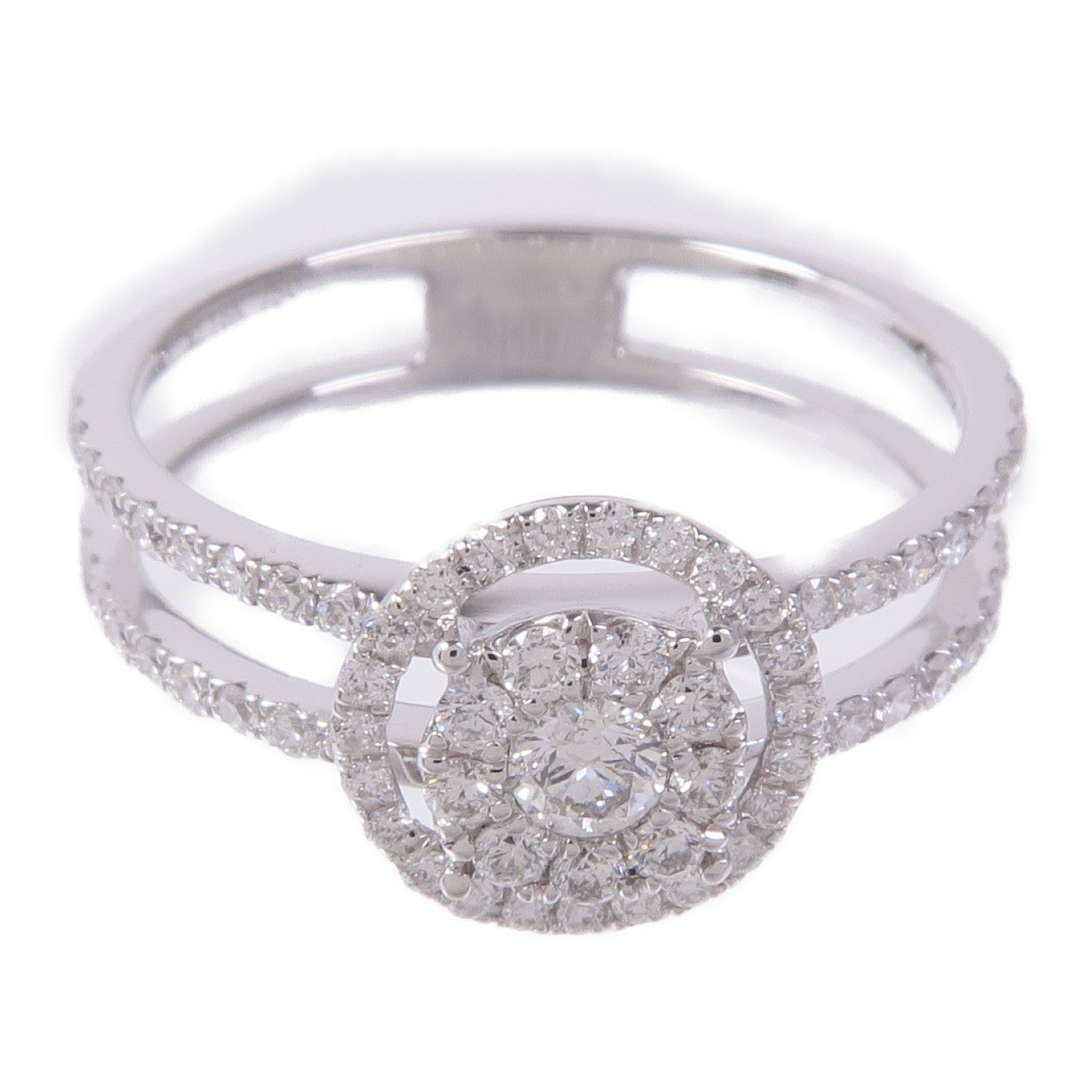 JEWELRY Diamond Ring Accessories US#6.5 18K White Gold