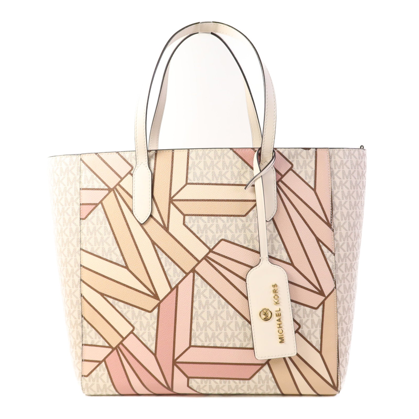 Michael Kors 塗層帆布Tote Bag金扣手挽袋