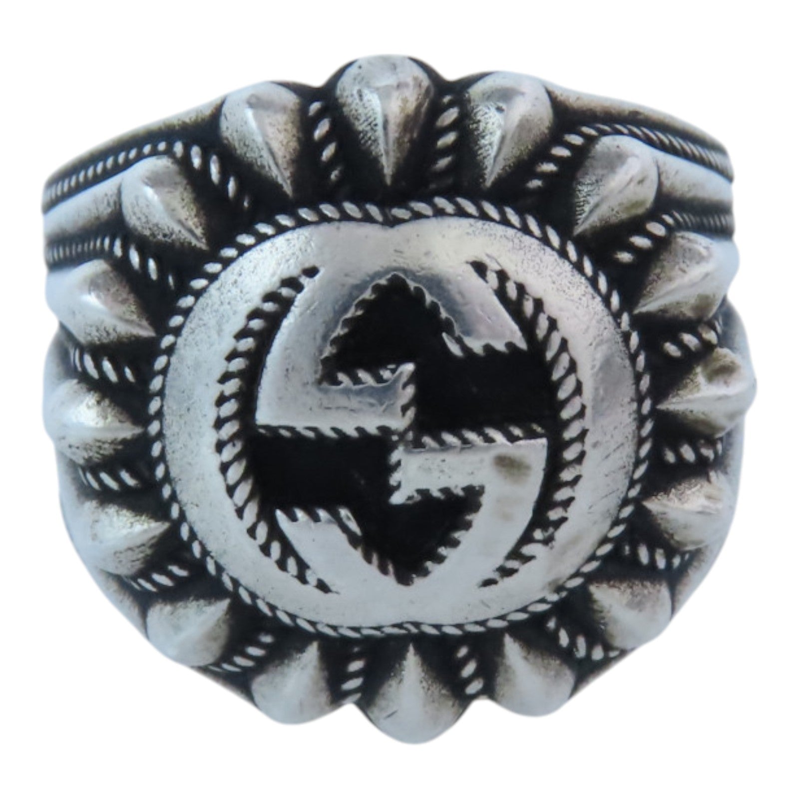 GUCCI 925純銀Silver Ring戒指US#6.75