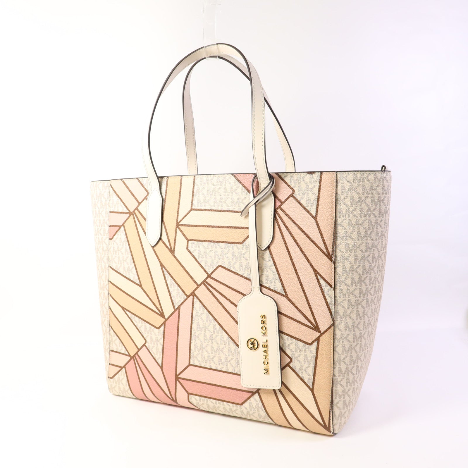 Michael Kors 塗層帆布Tote Bag金扣手挽袋