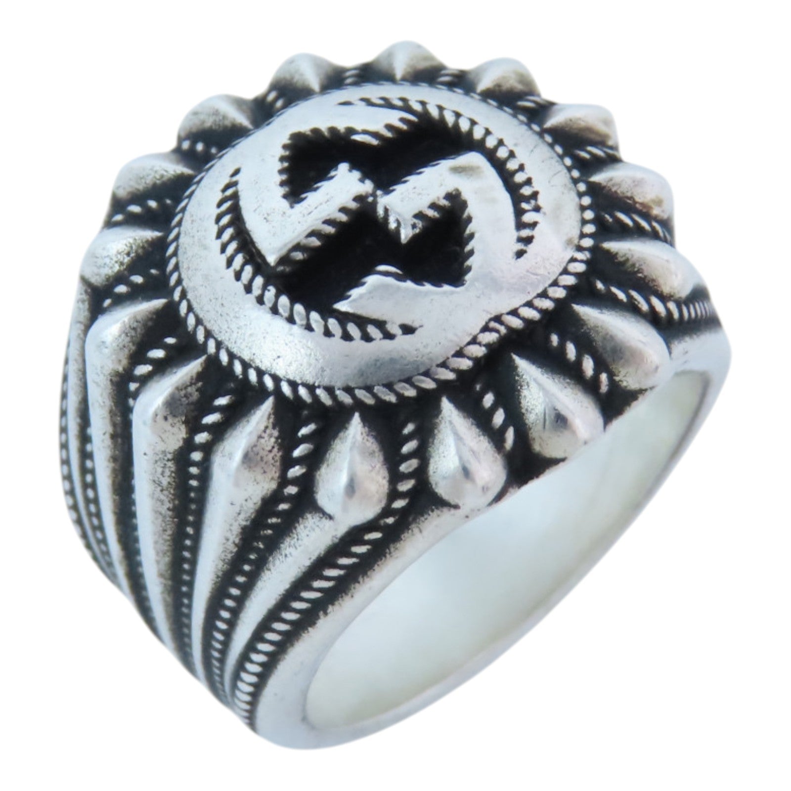 GUCCI 925純銀Silver Ring戒指US#6.75