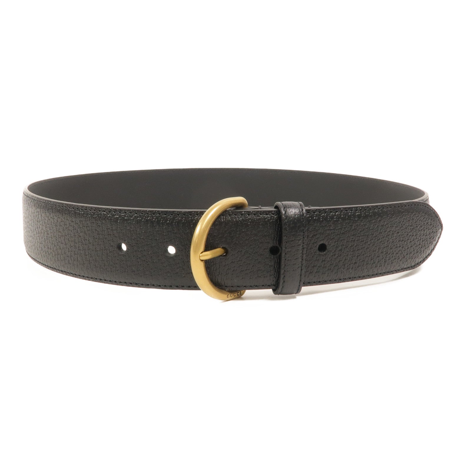GUCCI 牛皮皮革D-Ring Belt 85cm皮帶