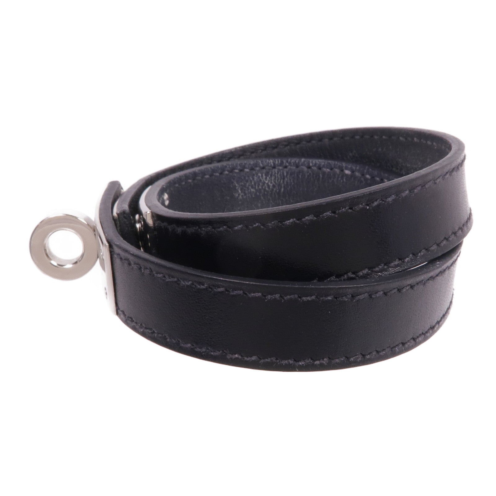 HERMES Box Calf皮革Kelly Double Tour Bracelet手鏈