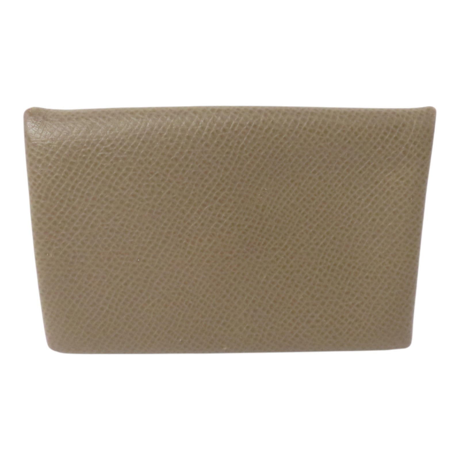HERMES Epsom皮革Calvi Card Case銀扣卡套