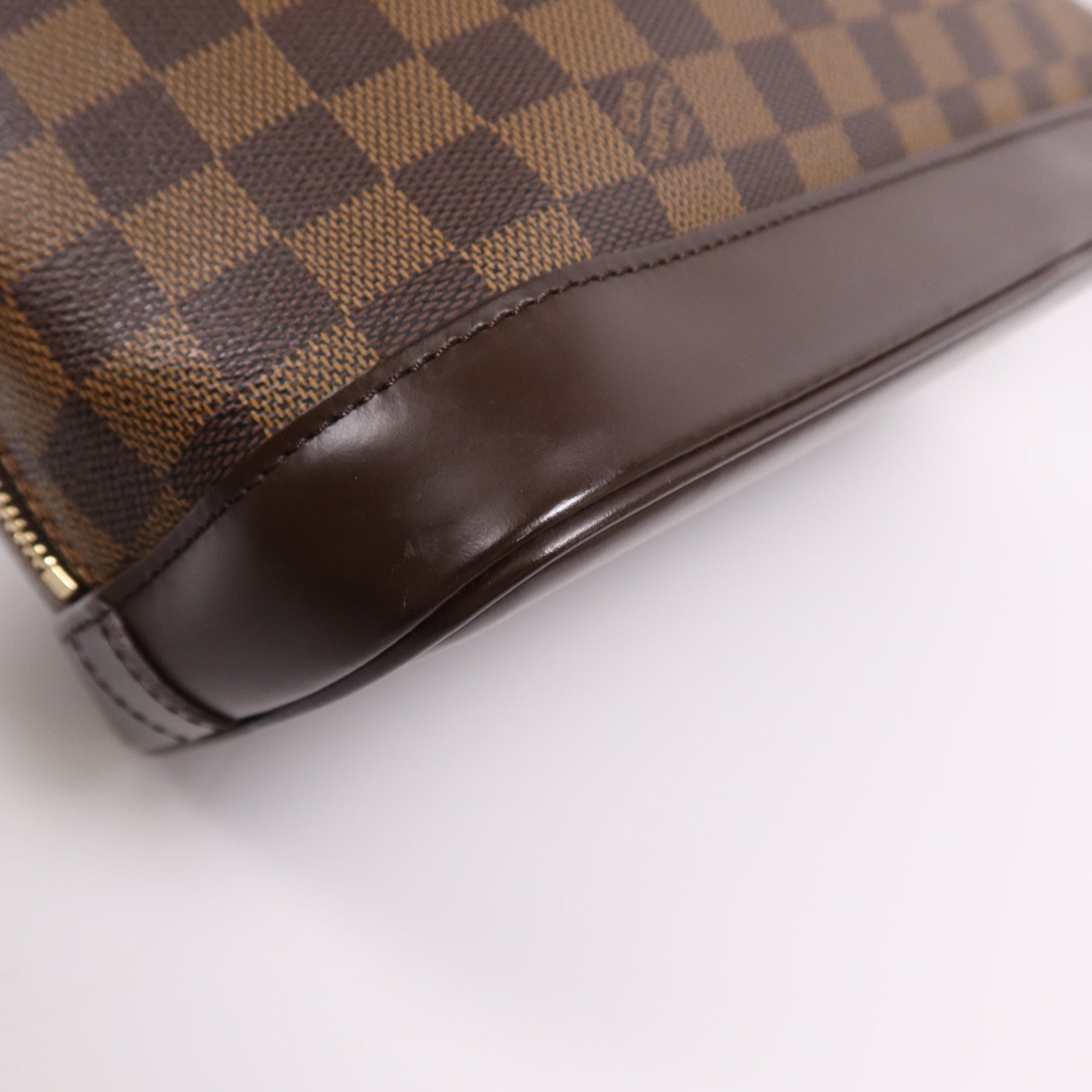 LOUIS VUITTON Damier Alma金扣手挽袋