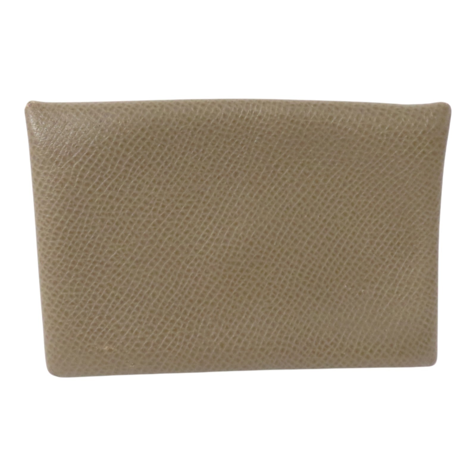 HERMES Epsom皮革Calvi Card Case銀扣卡套