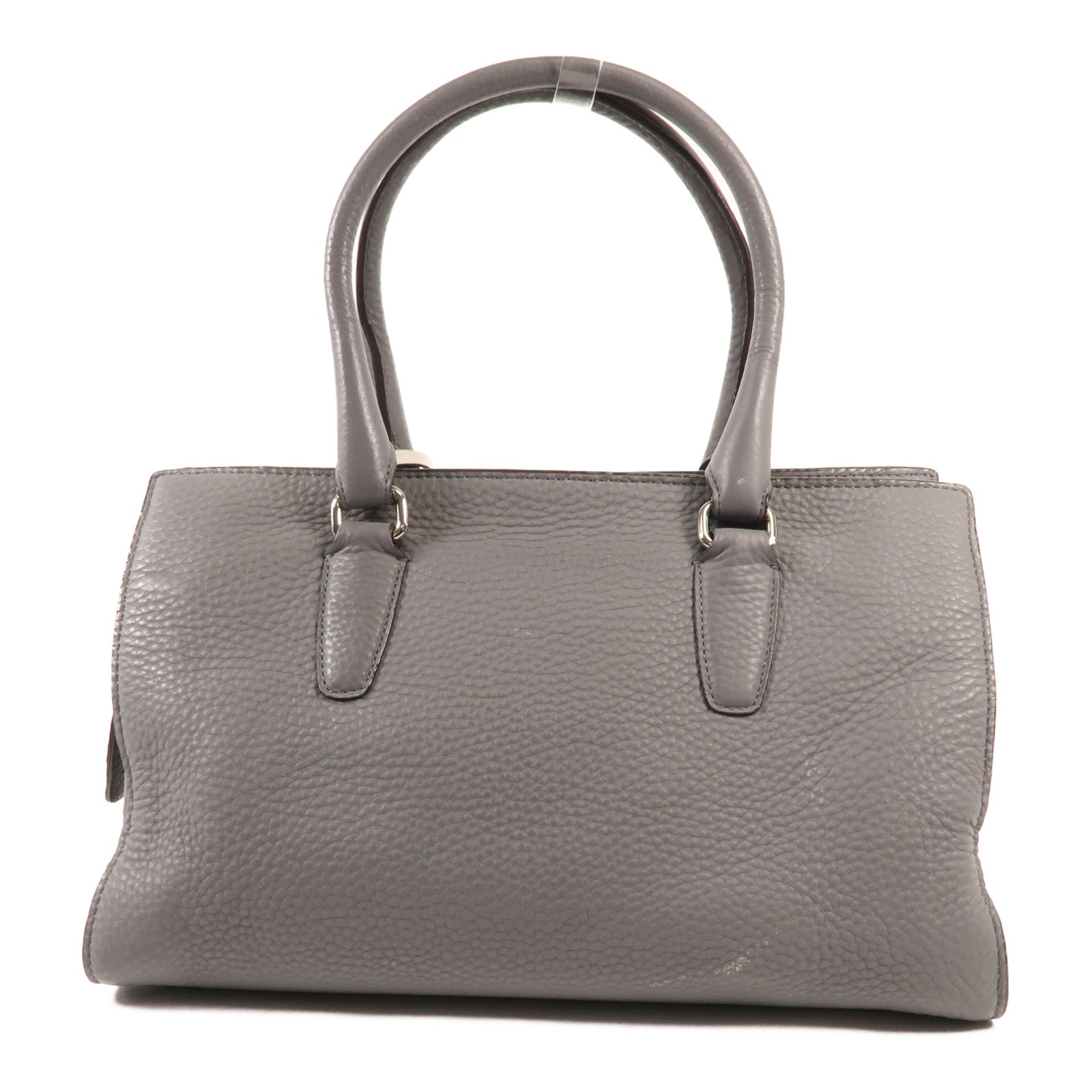 COACH 牛皮皮革Shoulder Bag銀扣肩背袋