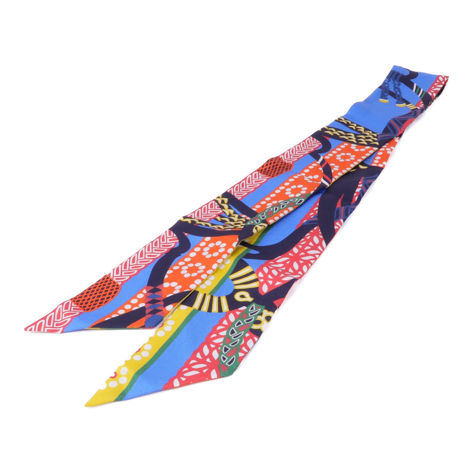 HERMES 絲質Twilly絲巾